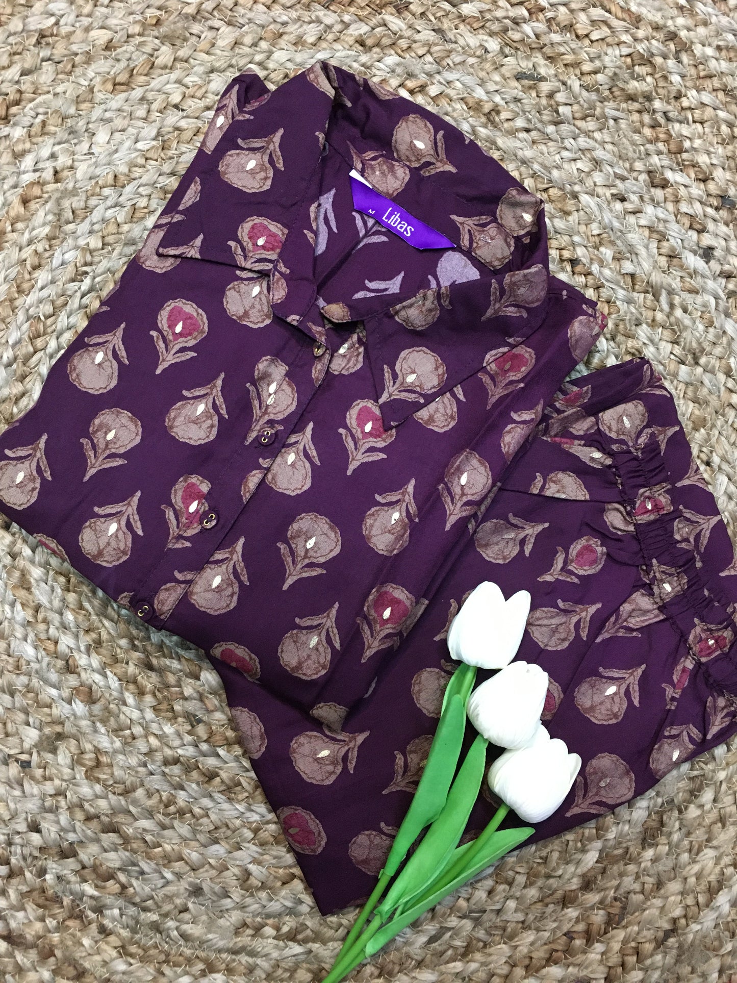 Pure Muslin Co-ord Set