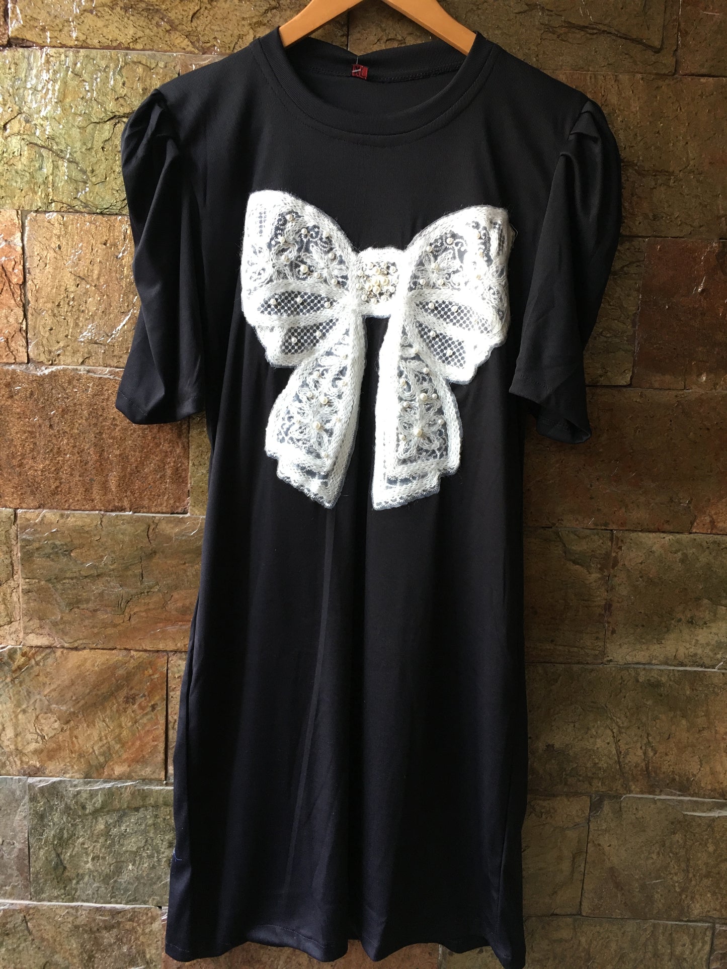 Beautiful Korean Ribbed Fabric Dress