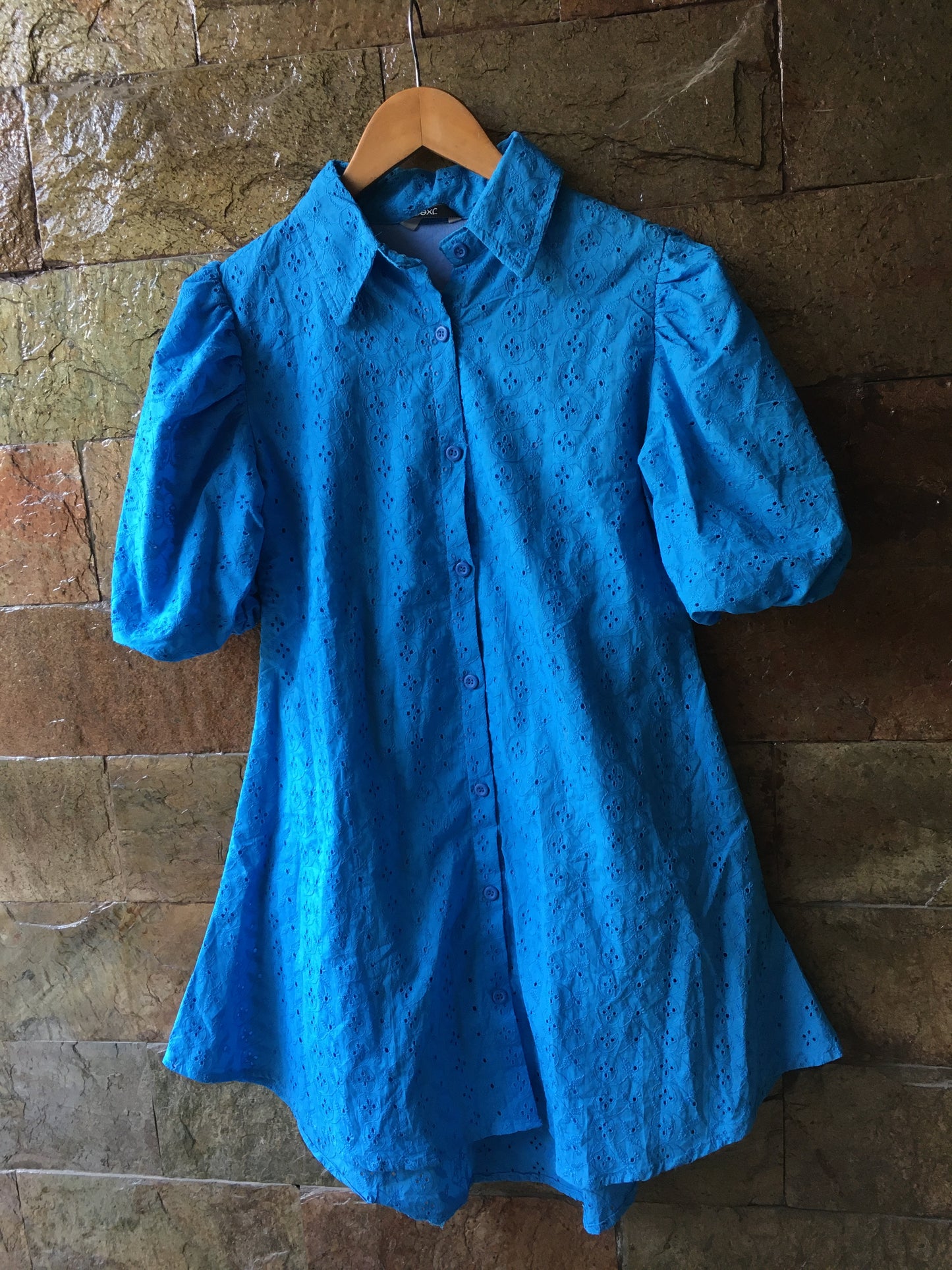 Cotton Schiffli Dress