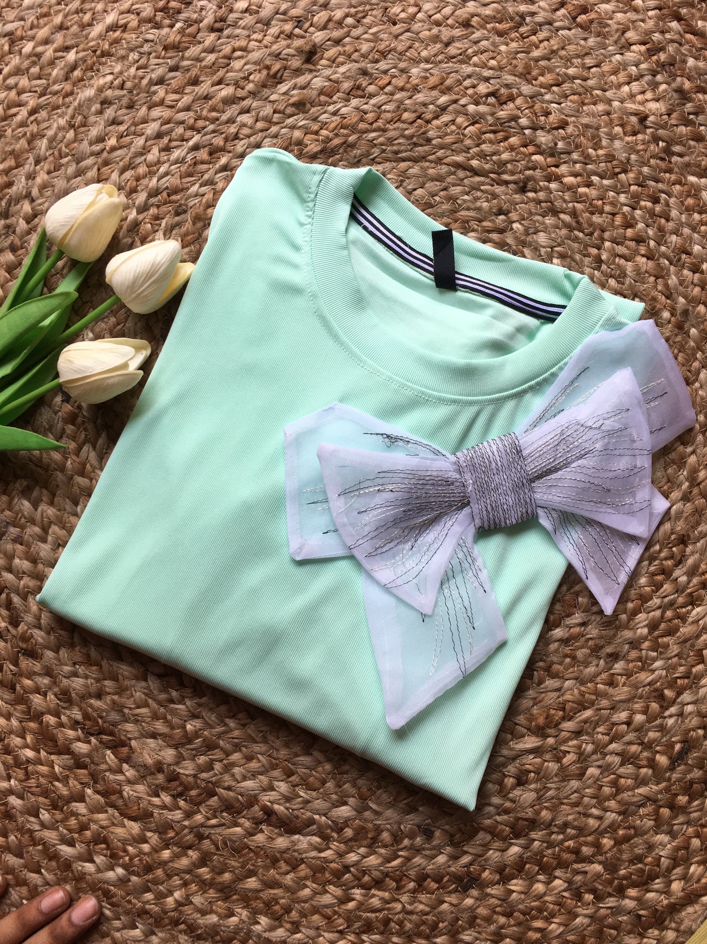 Beautiful Korean Ribbed Fabric Dress