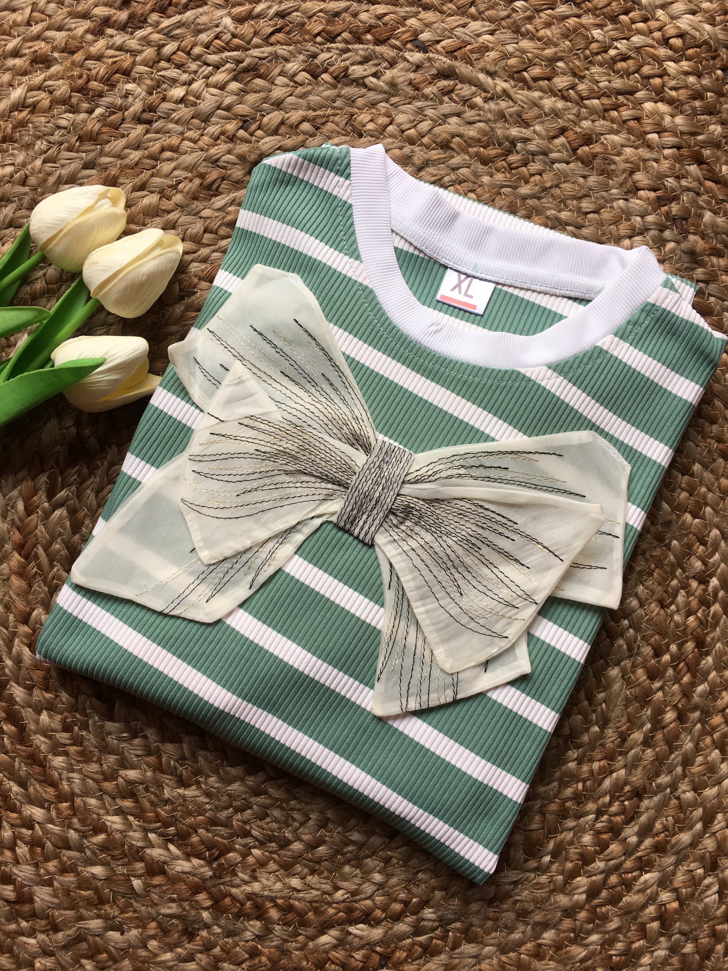Beautiful Korean Ribbed Fabric Dress