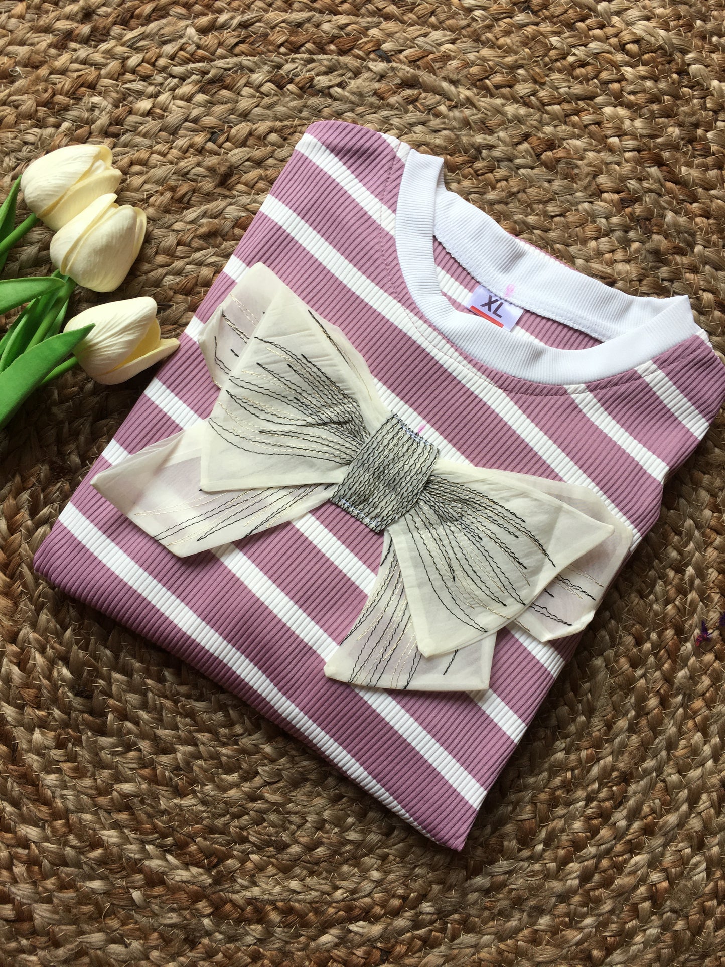 Beautiful Korean Ribbed Fabric Dress