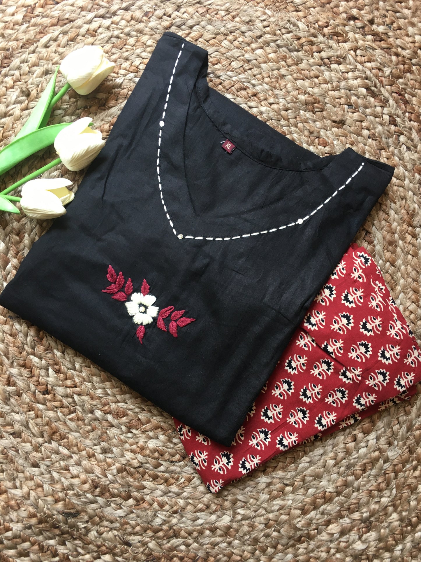 Pure Cotton Plazzo Two Peice Set