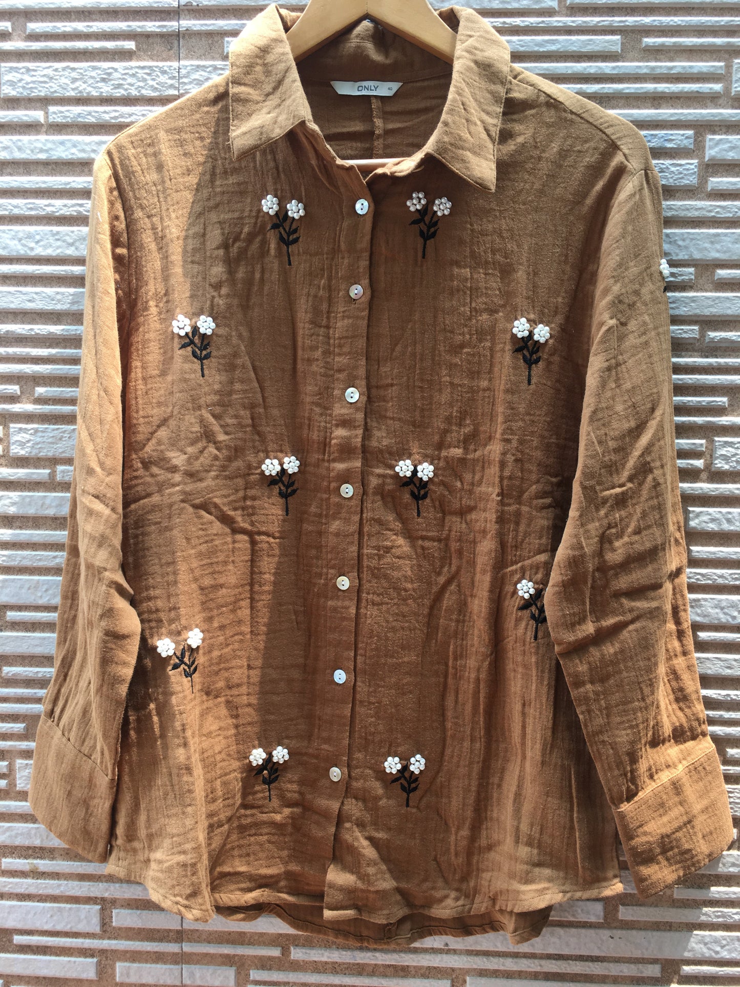 Cotton Embelished Shirt