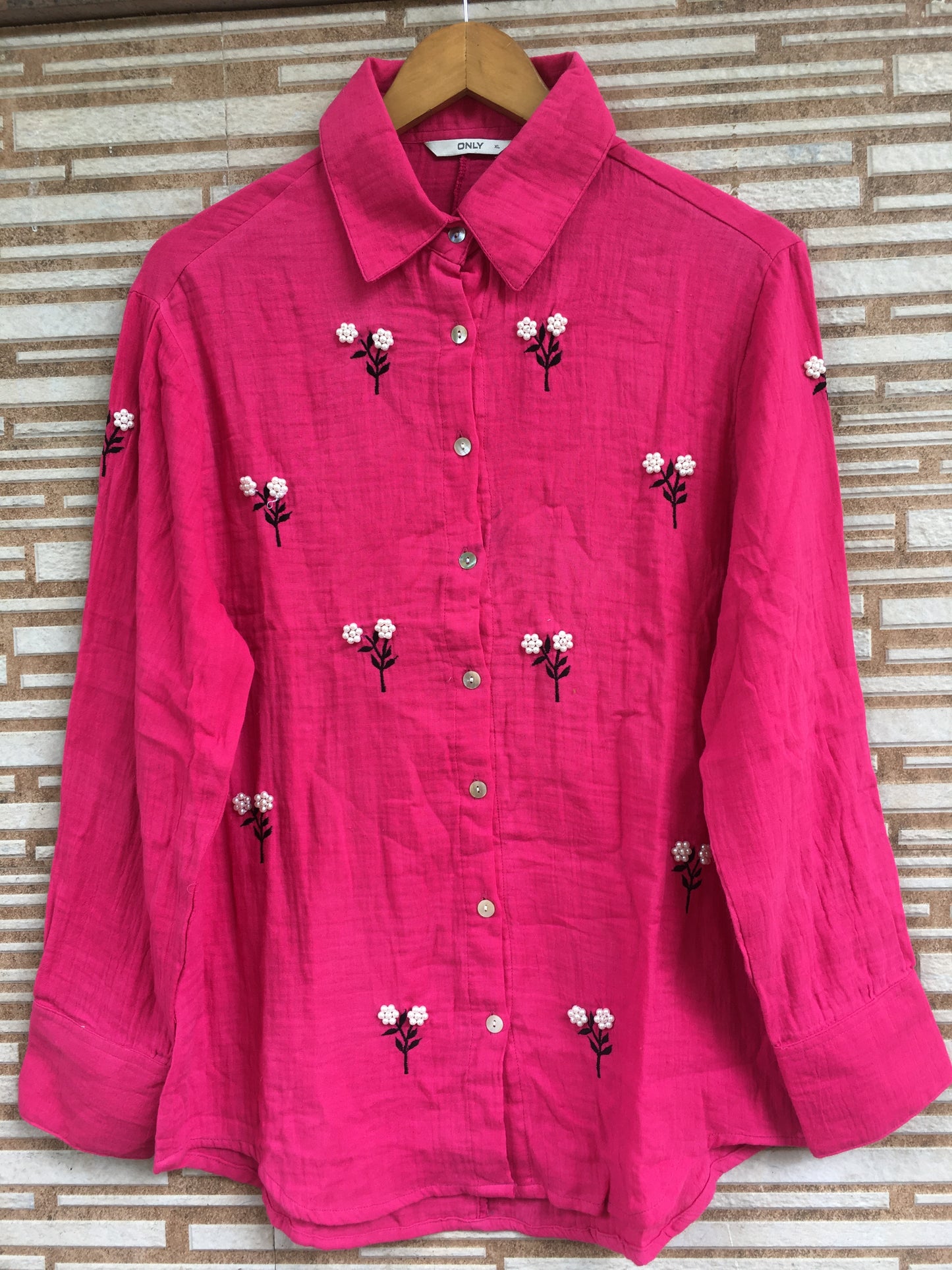 Cotton Embelished Shirt