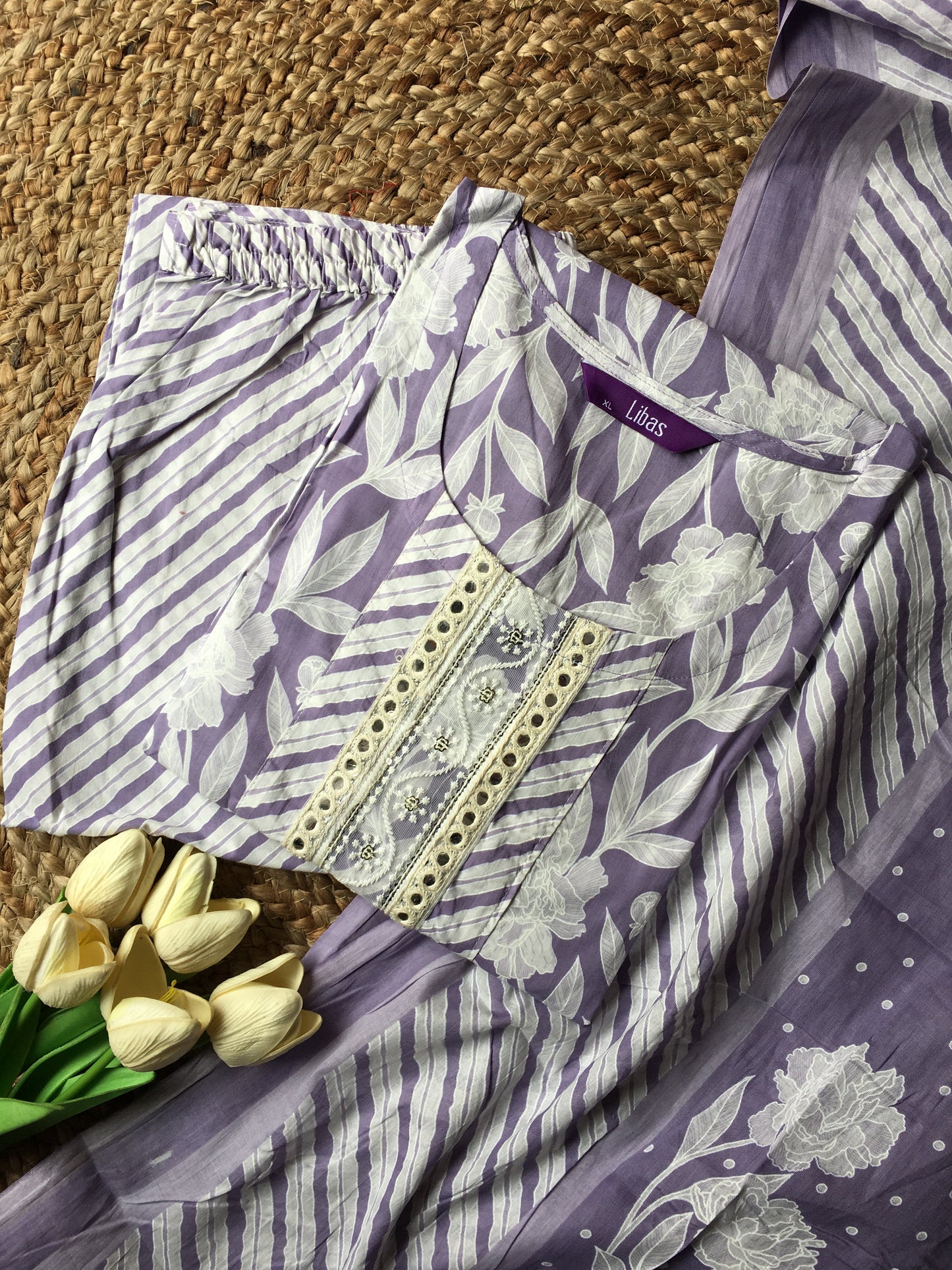 Pure Cotton Three Piece Suit
