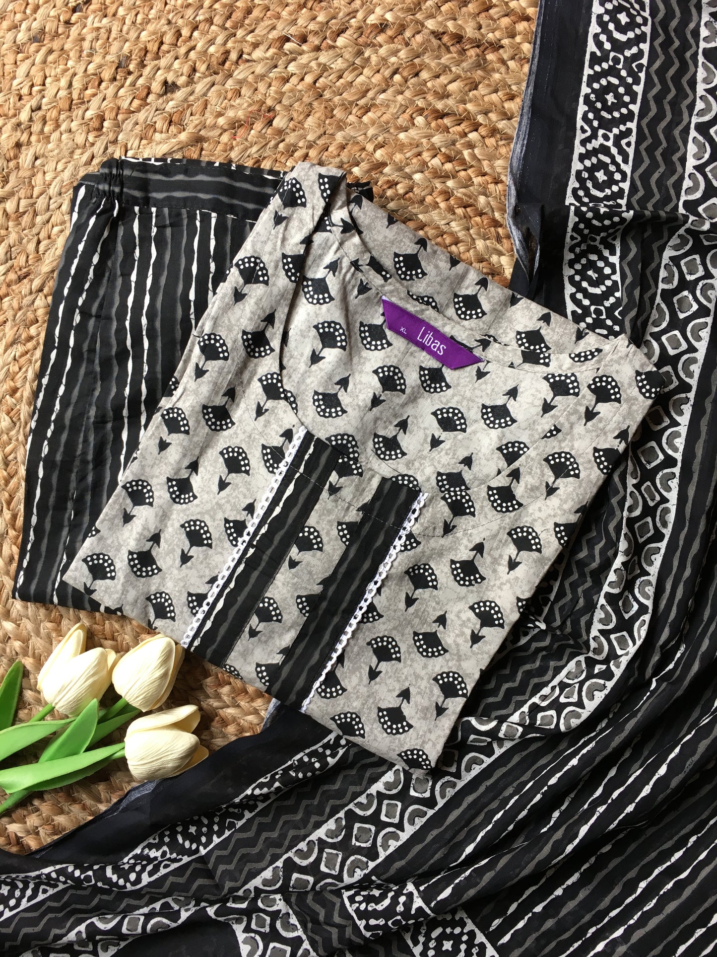 Pure Cotton Three Piece Suit