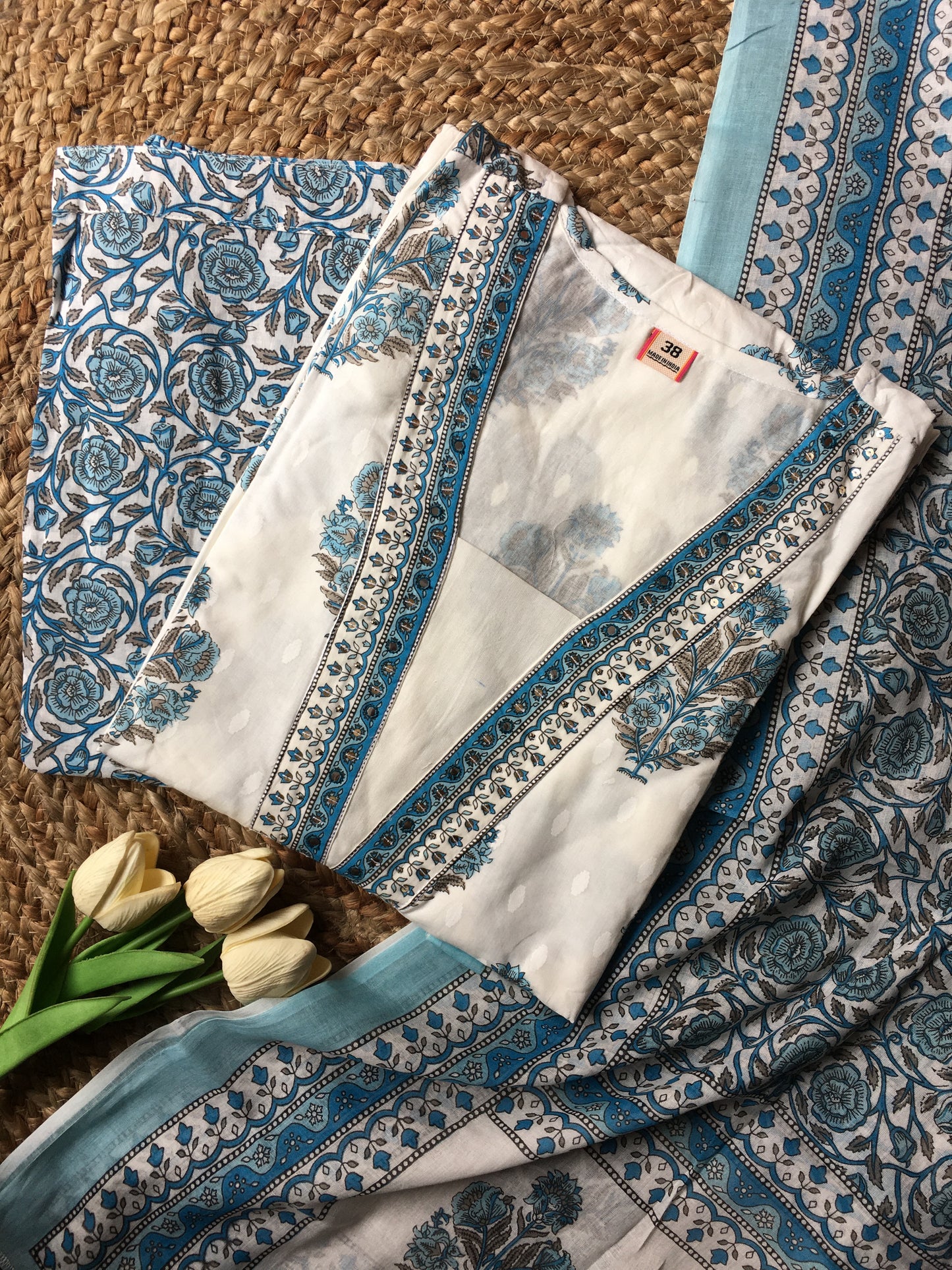 Pure Cotton Three Piece Suit