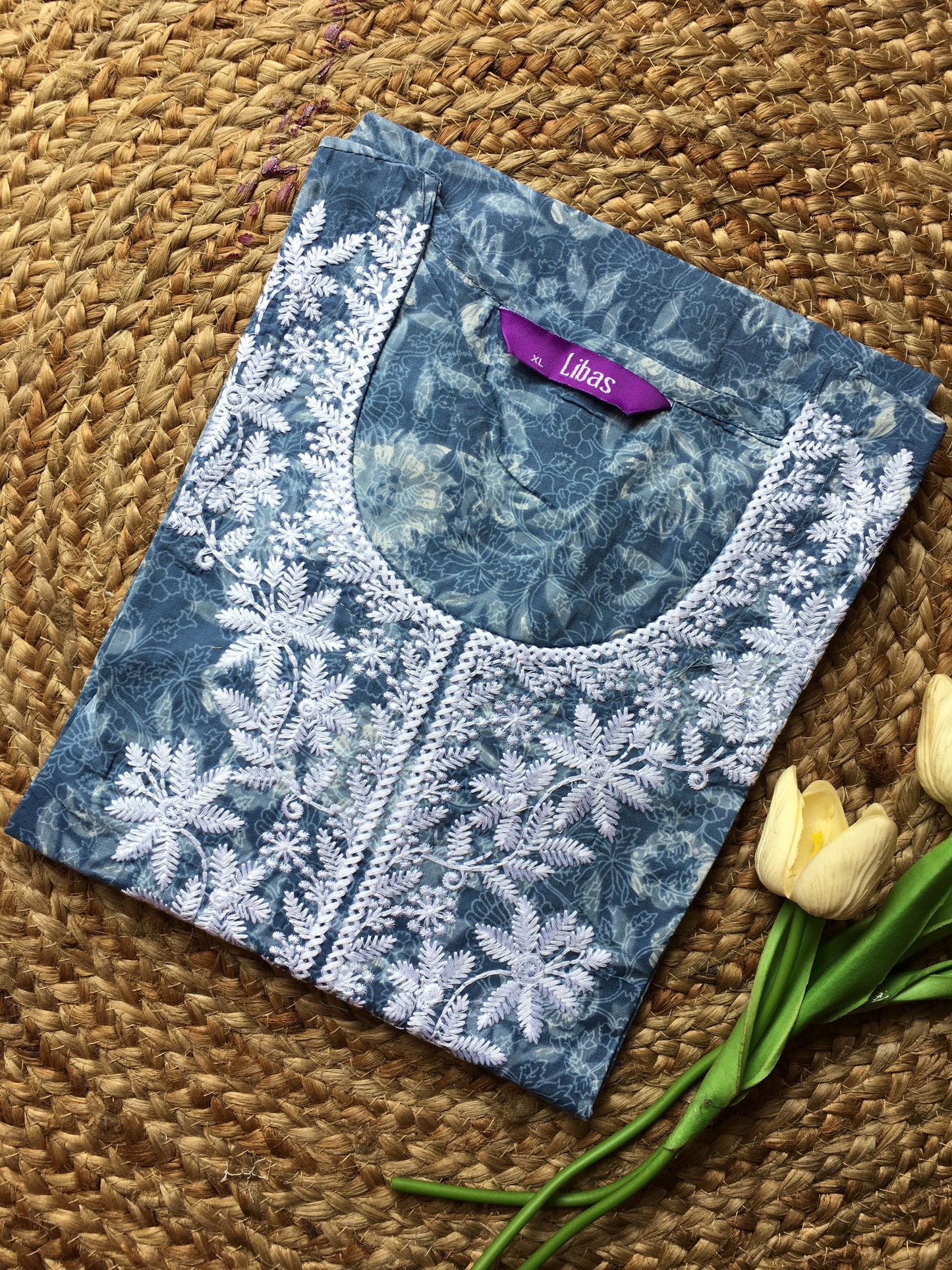 Pure Cotton Embroidered Kurta