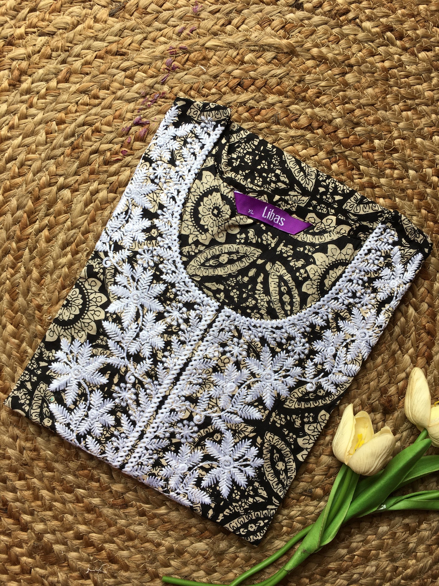 Pure Cotton Embroidered Kurta