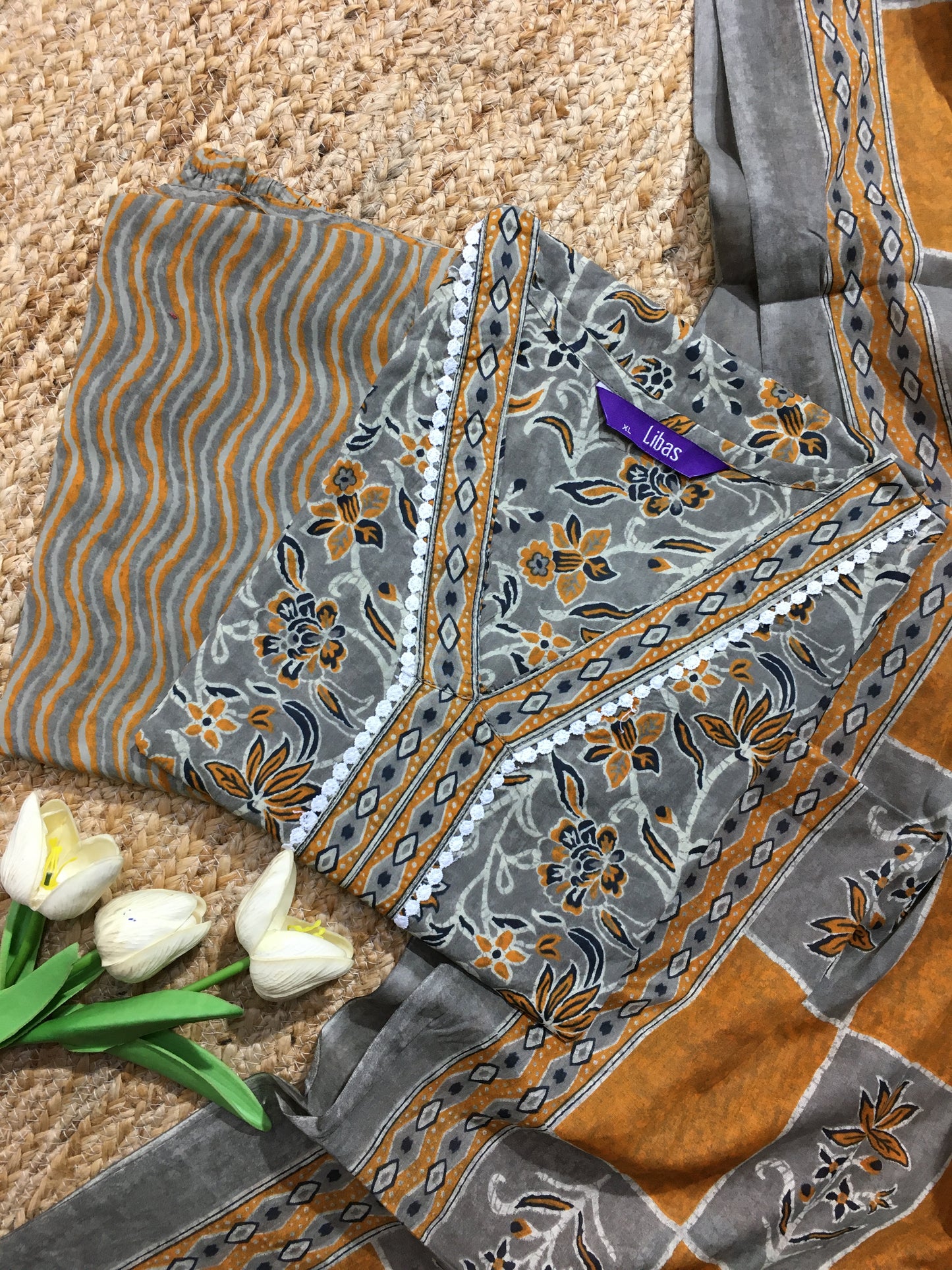 Cotton Three Piece Suit