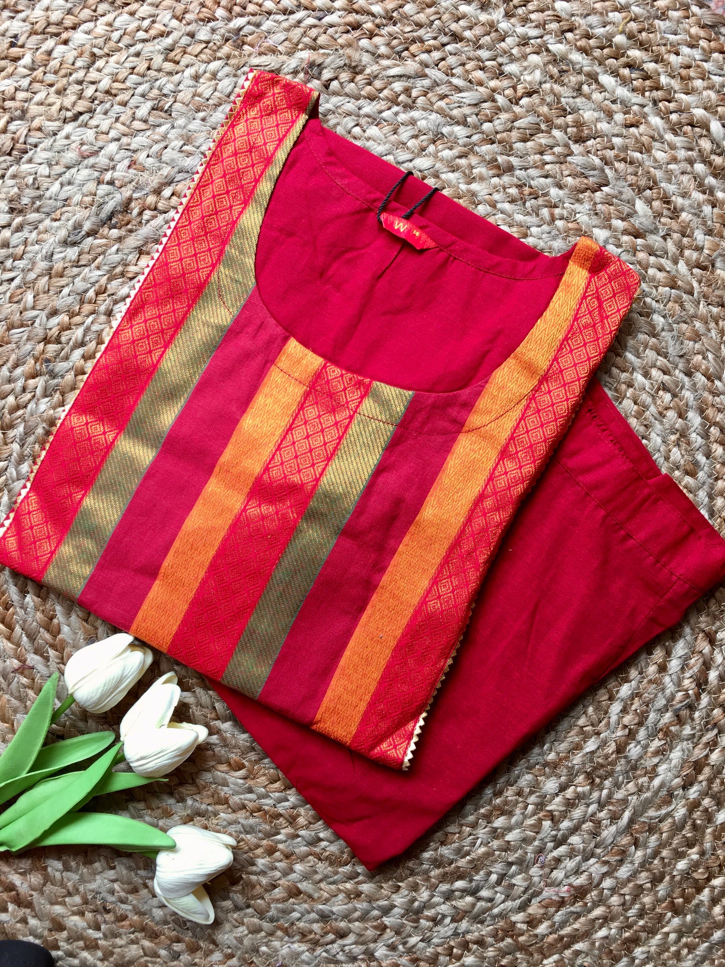 Pure Cotton Kurta Pant Set