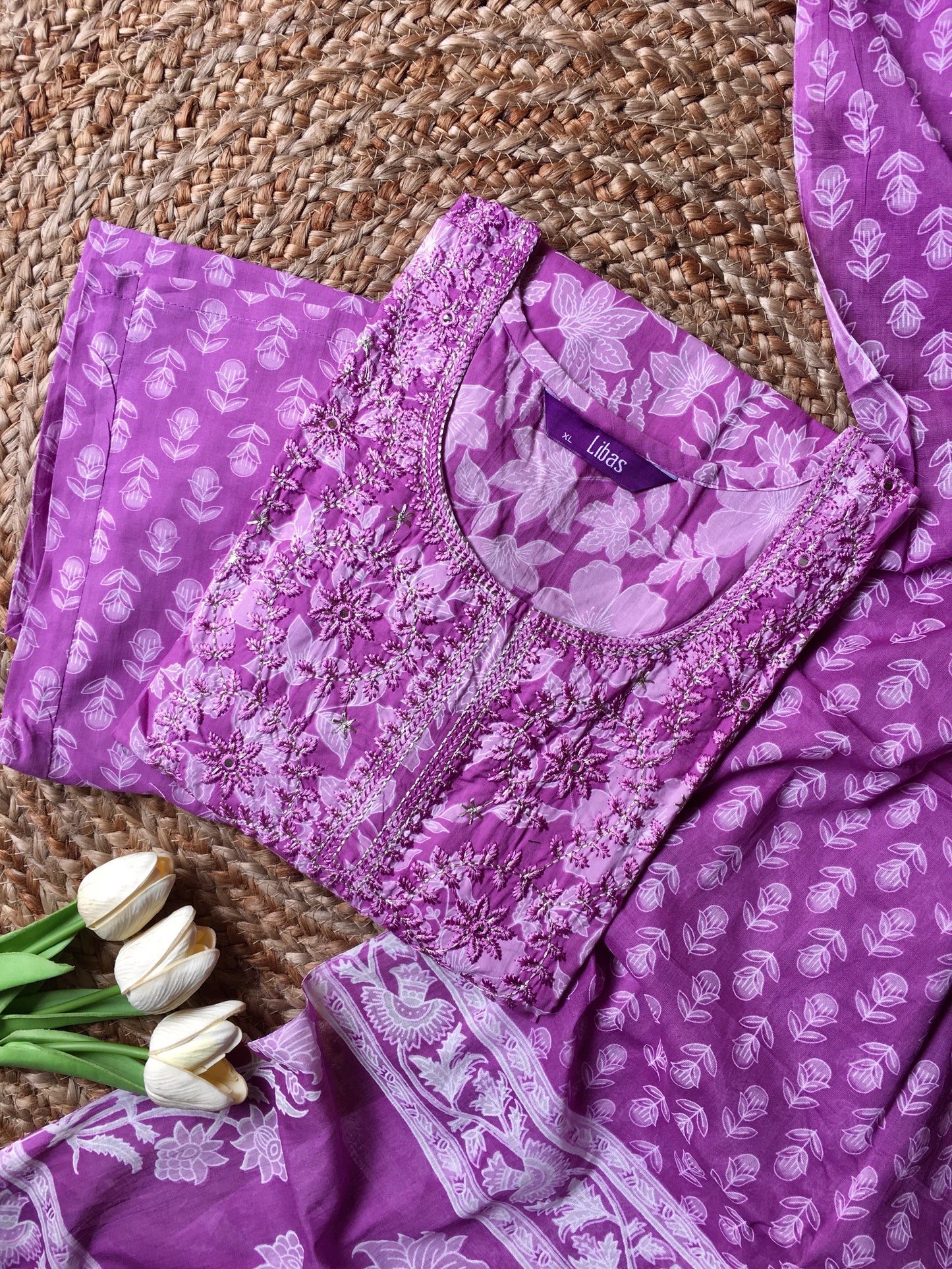 Pure Cotton Three Piece Suit