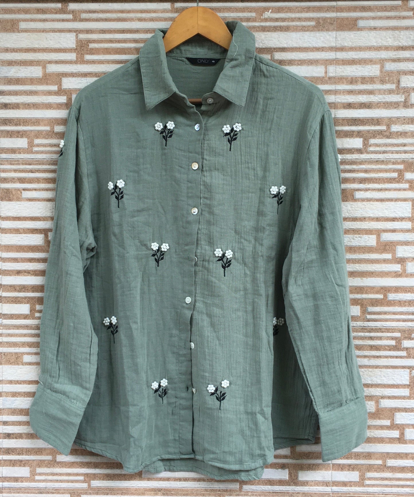 Cotton Embelished Shirt