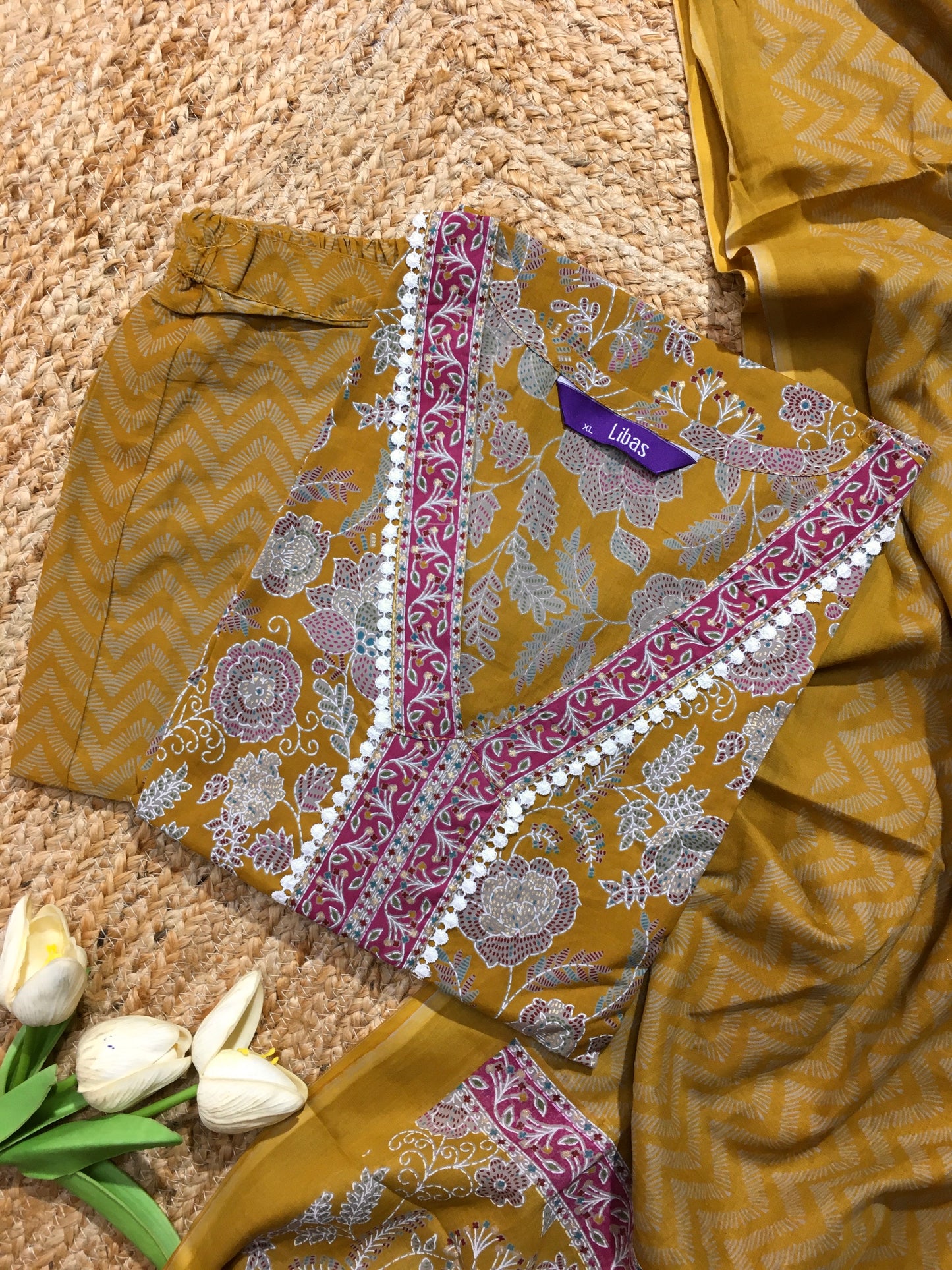 Cotton Three Piece Suit