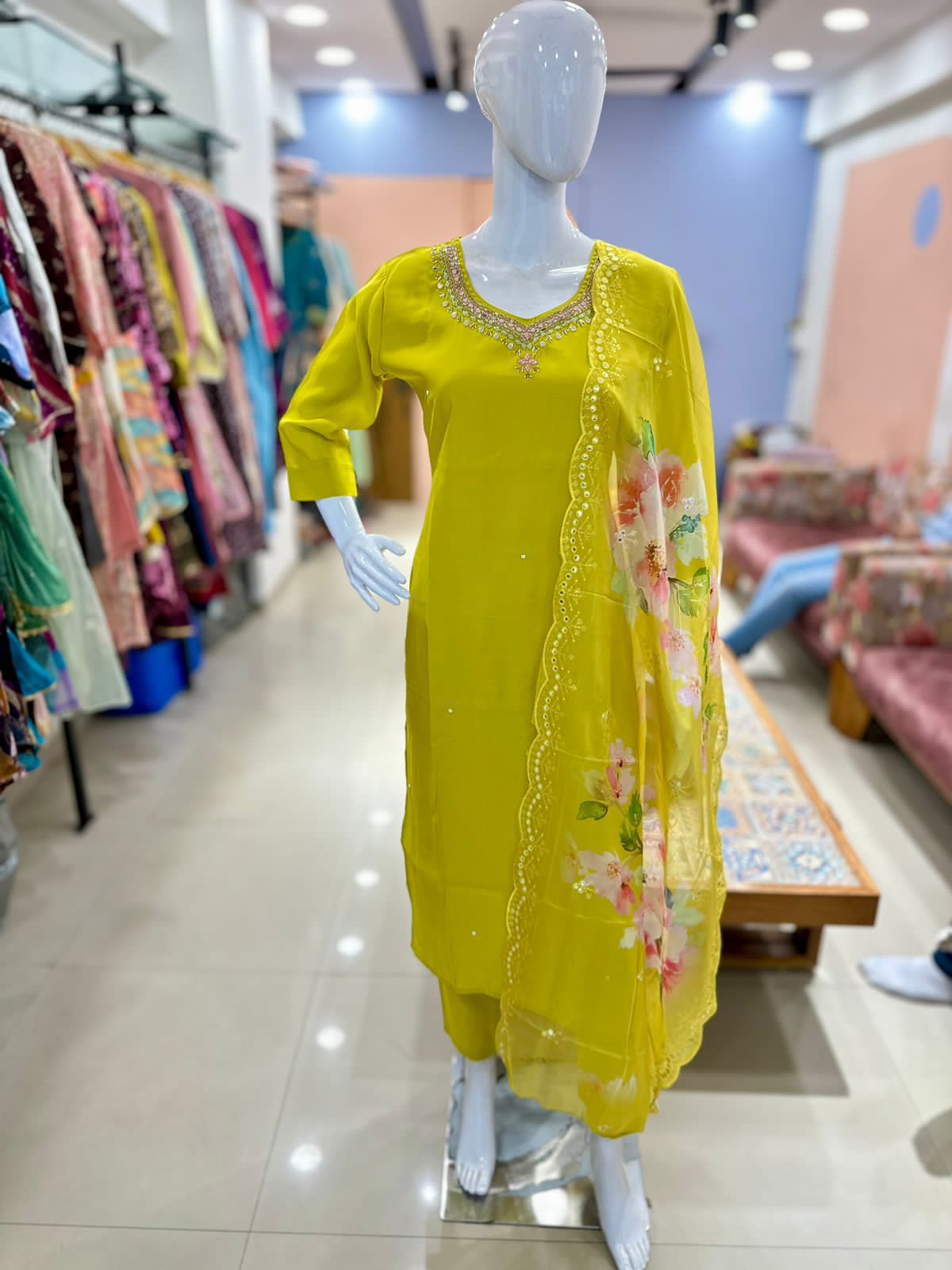Handworked Embroidered Suit