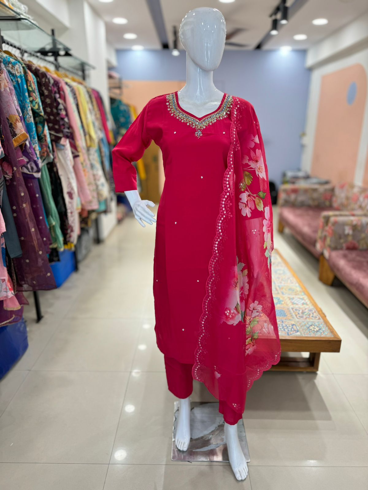 Handworked Embroidered Suit