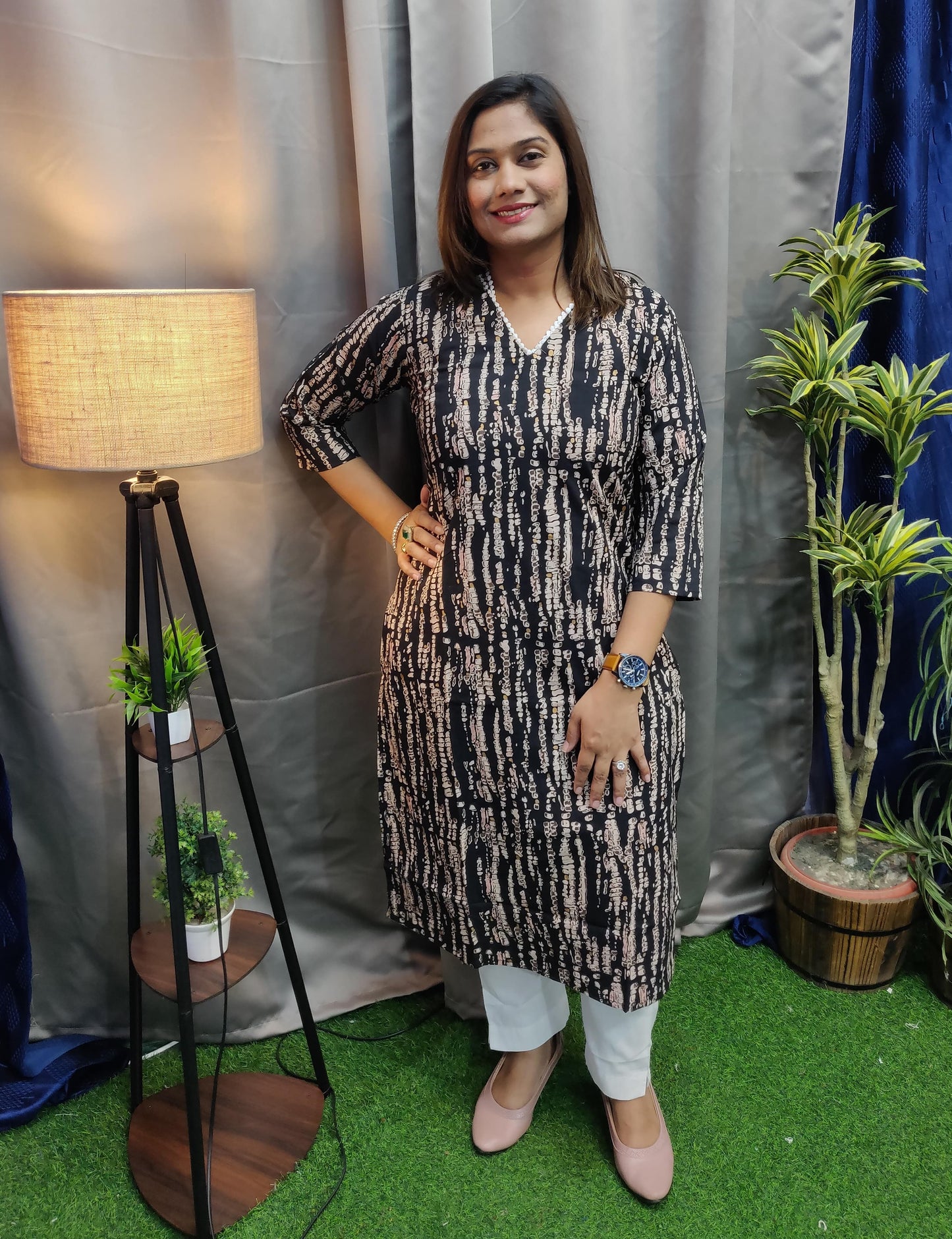 Printed Cotton Kurta