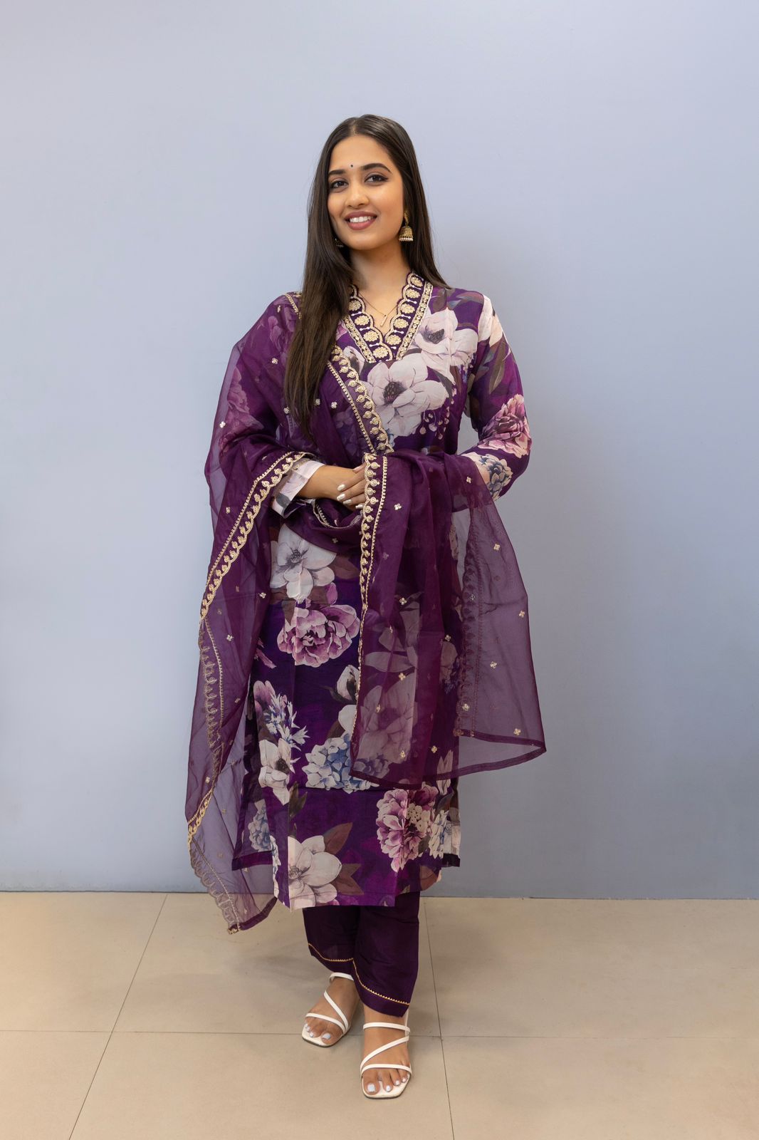 Organza Partywear Suit