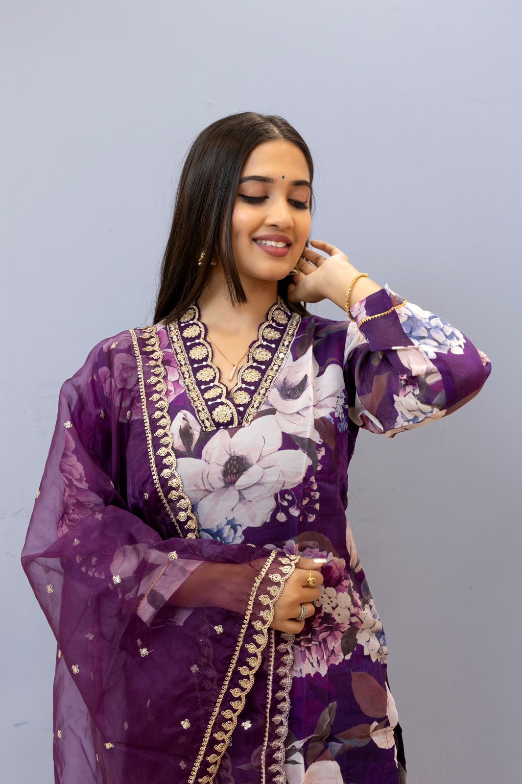 Organza Partywear Suit