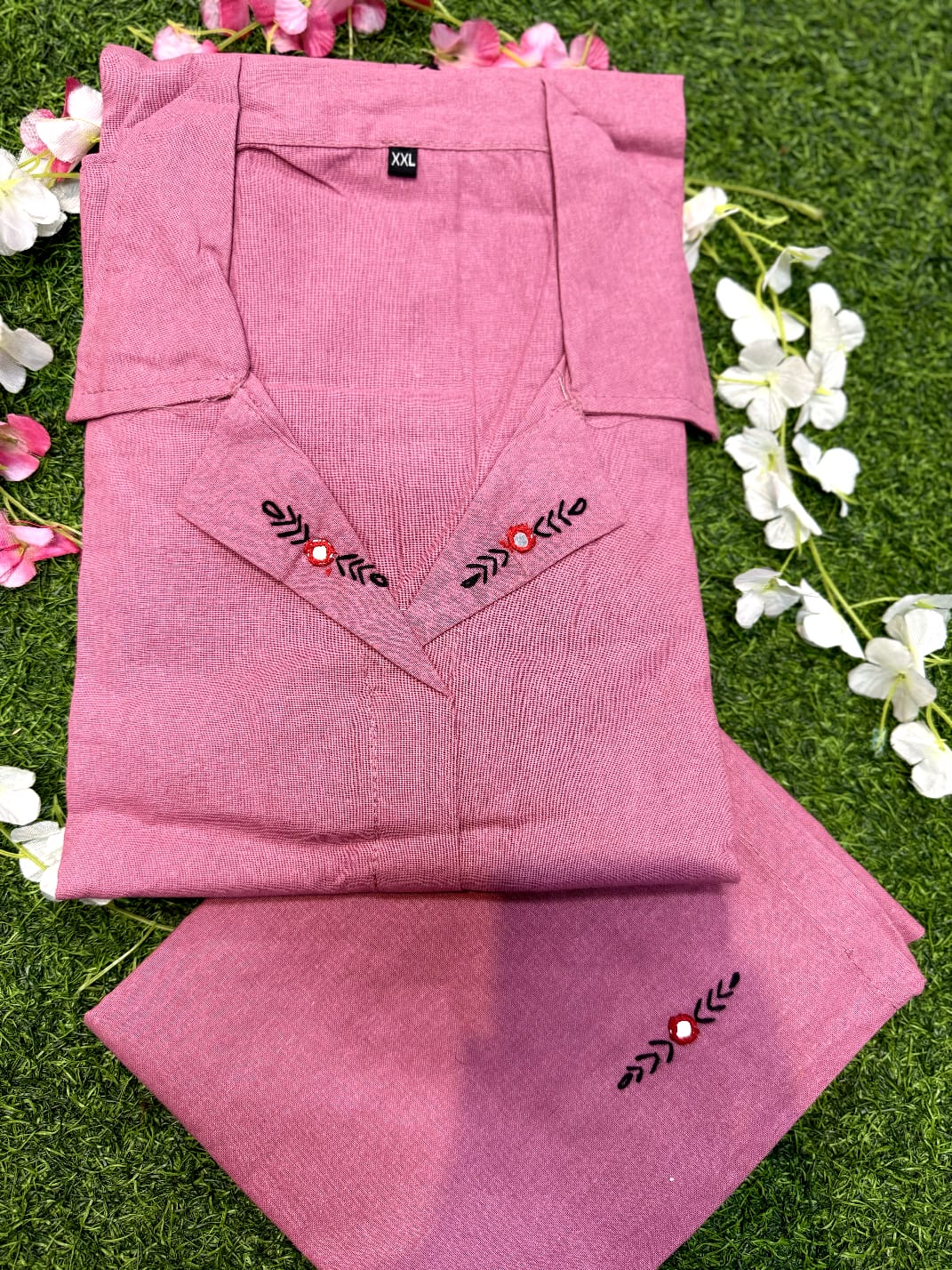 Kurta Culotte Set With Attached Sleeves