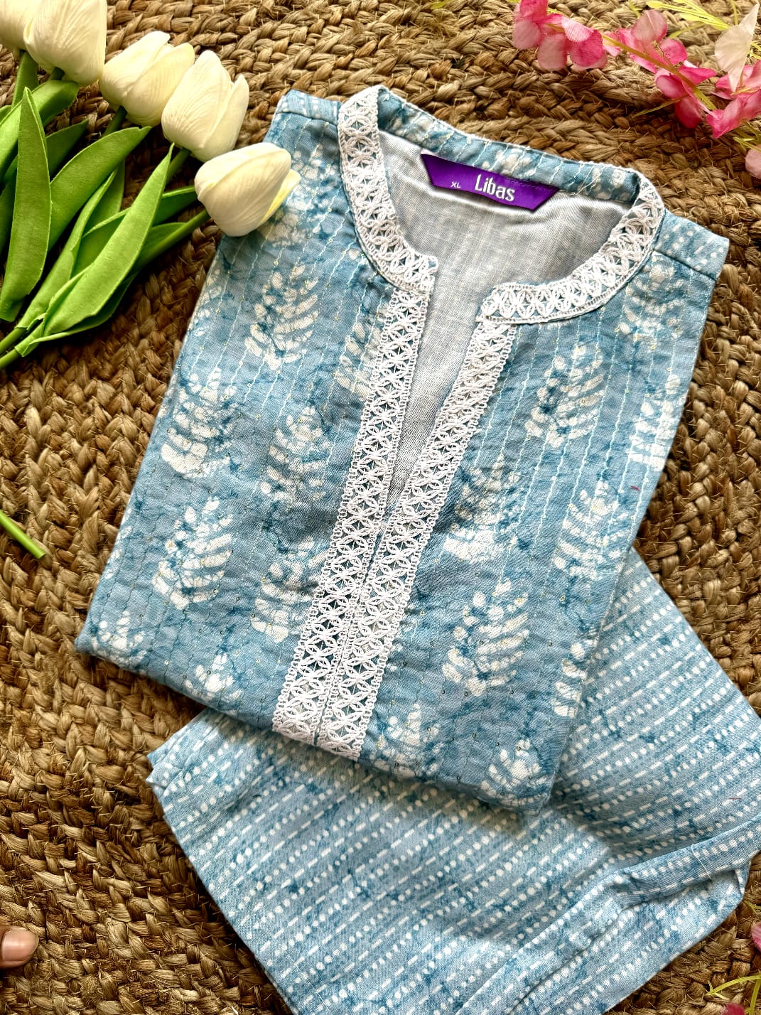 Cotton Kurta Pant Set