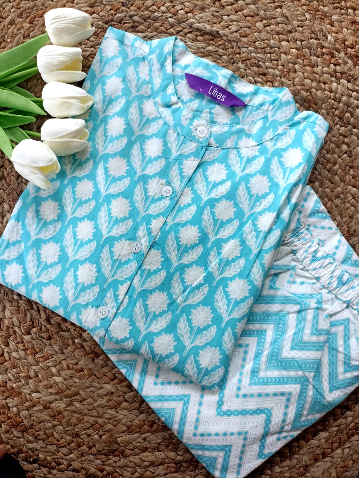 Cotton Kurta Pant Set