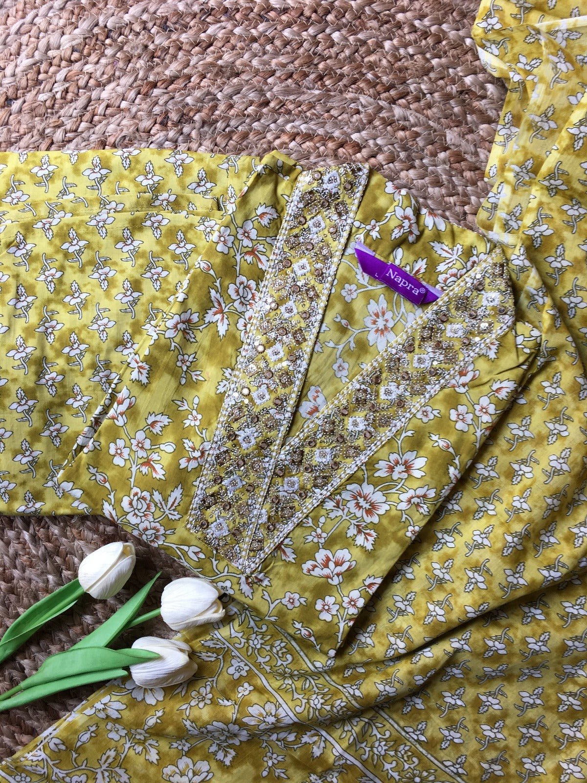 Pure Cotton Three Peice Suit