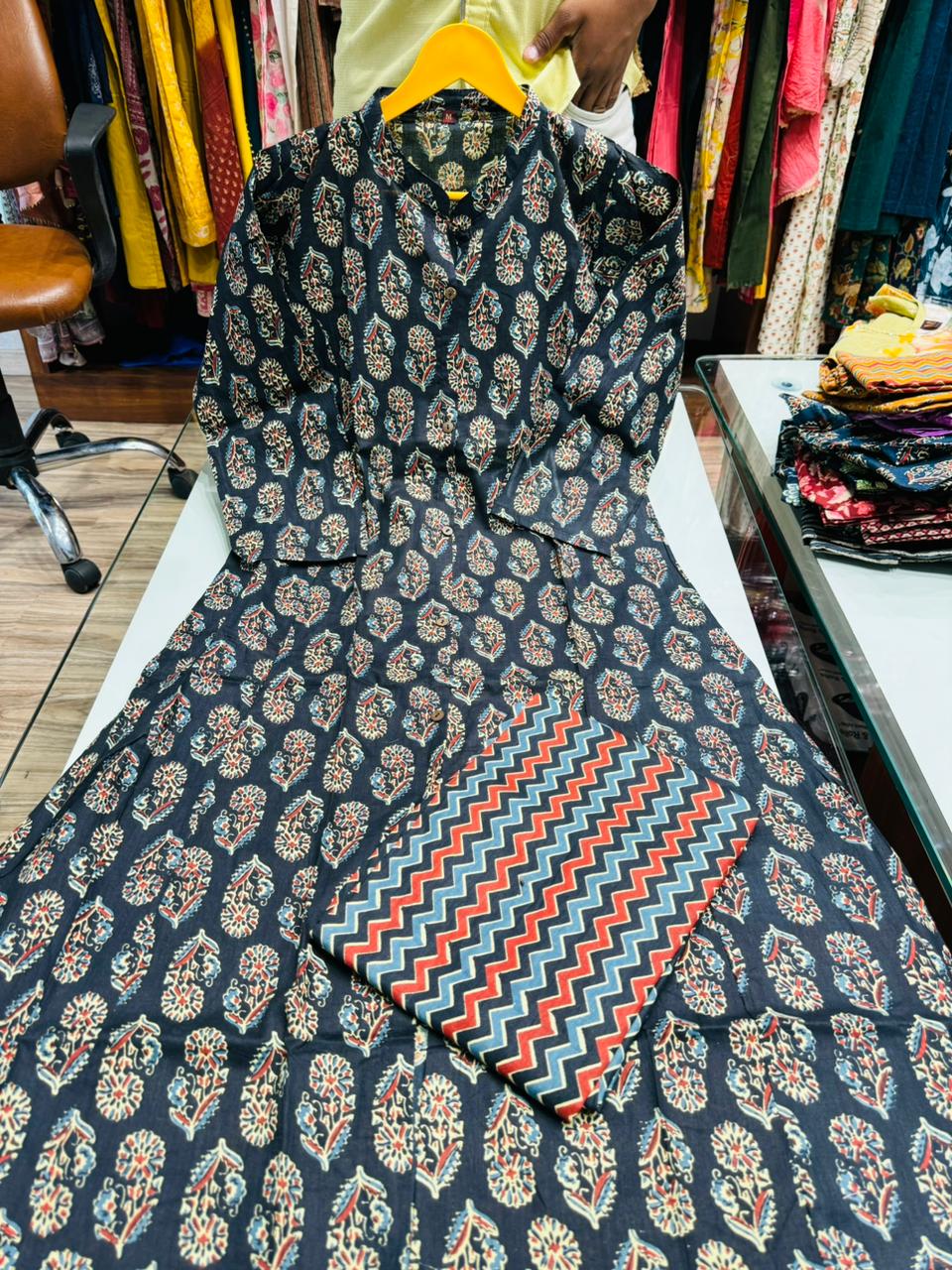 Pure Cotton Kurta Pant Set