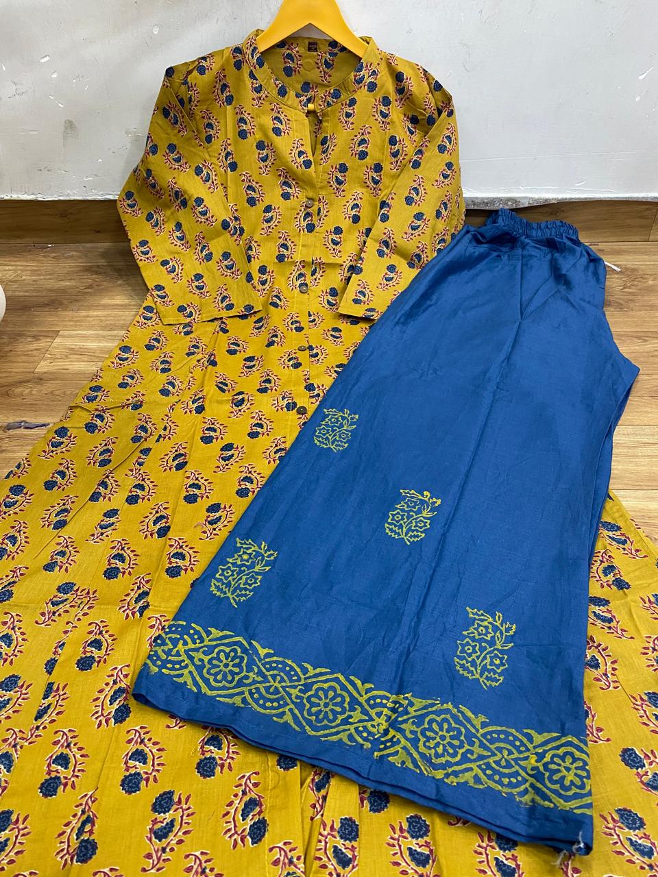 Pure Cotton Kurta Pant Set