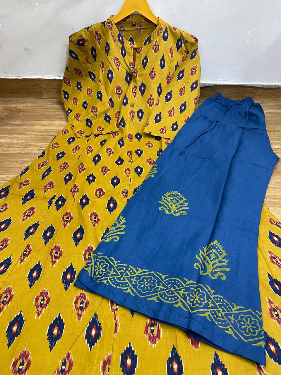 Pure Cotton Kurta Pant Set