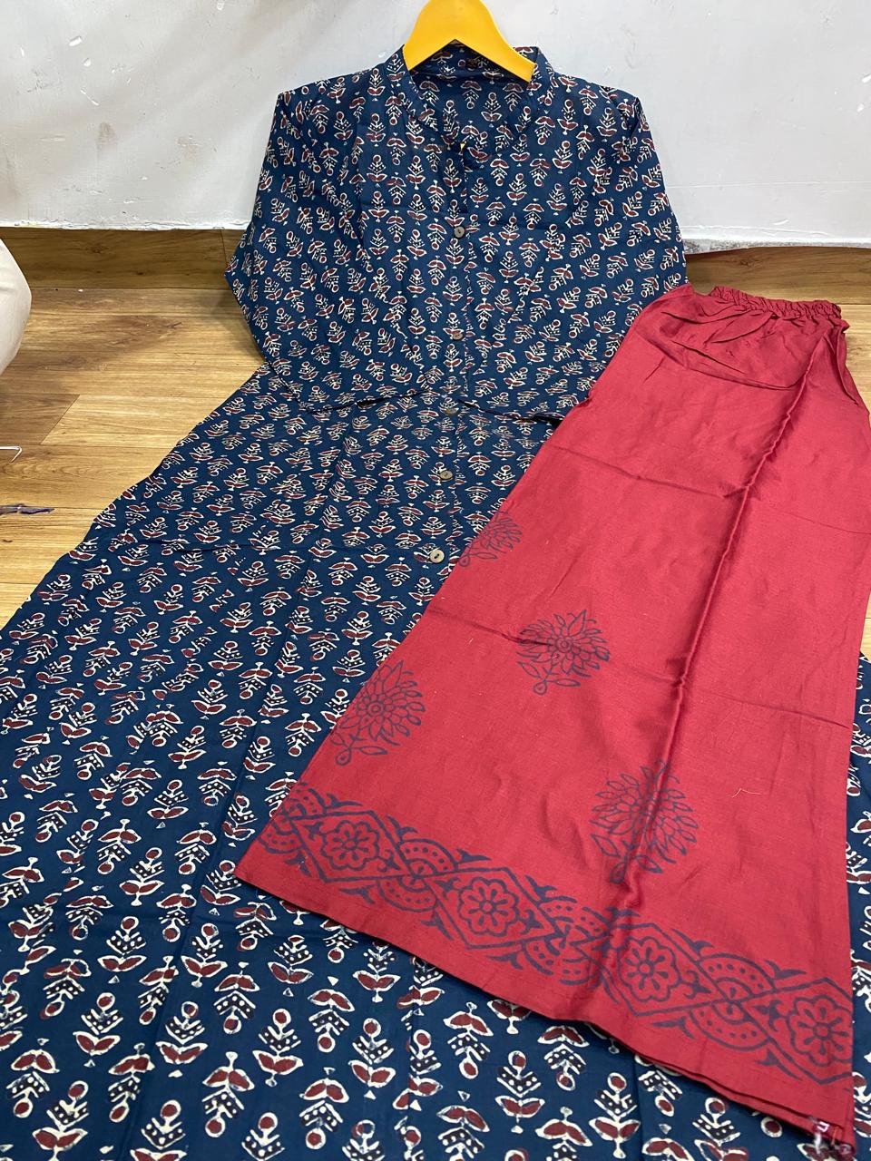 Pure Cotton Kurta Pant Set