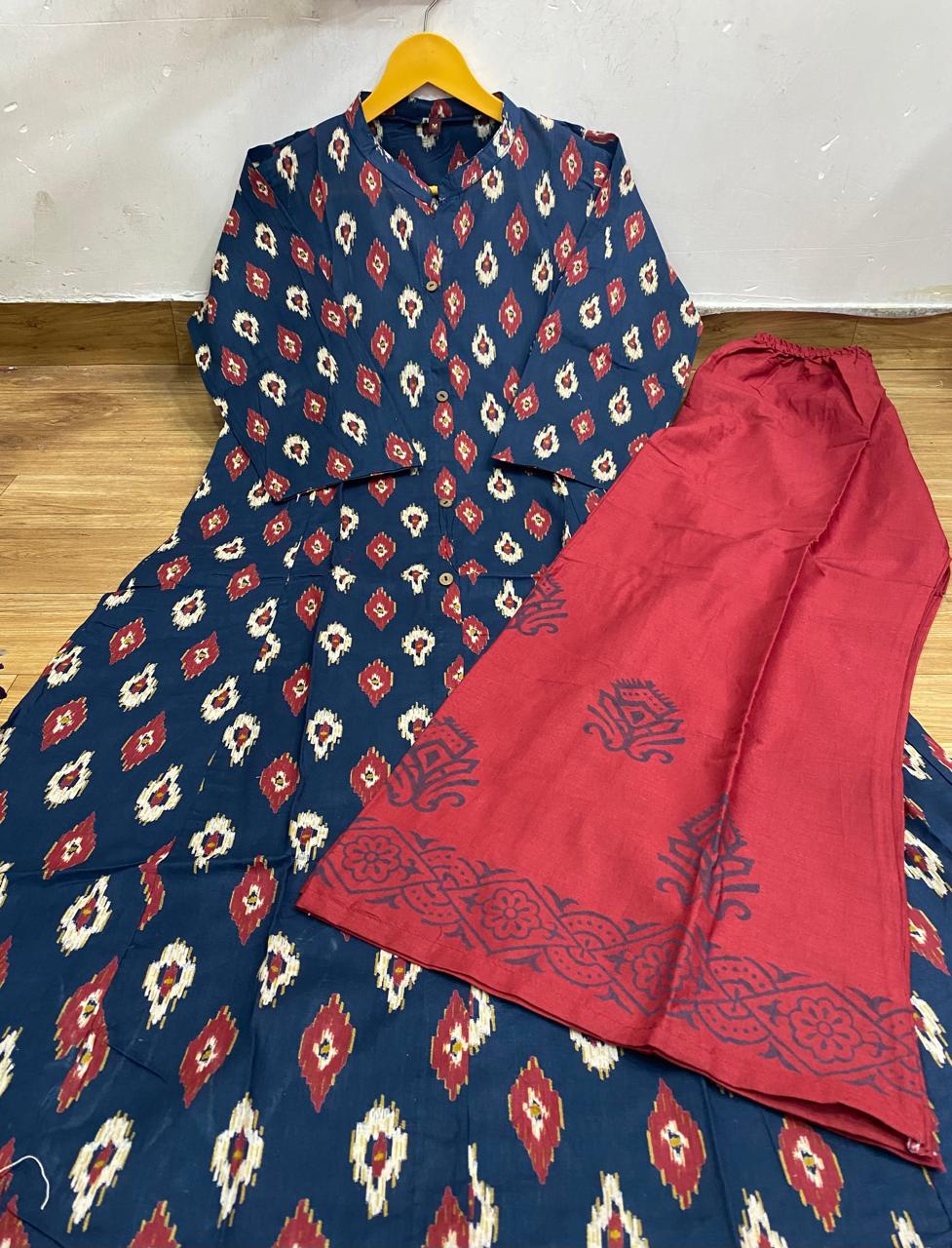 Pure Cotton Kurta Pant Set