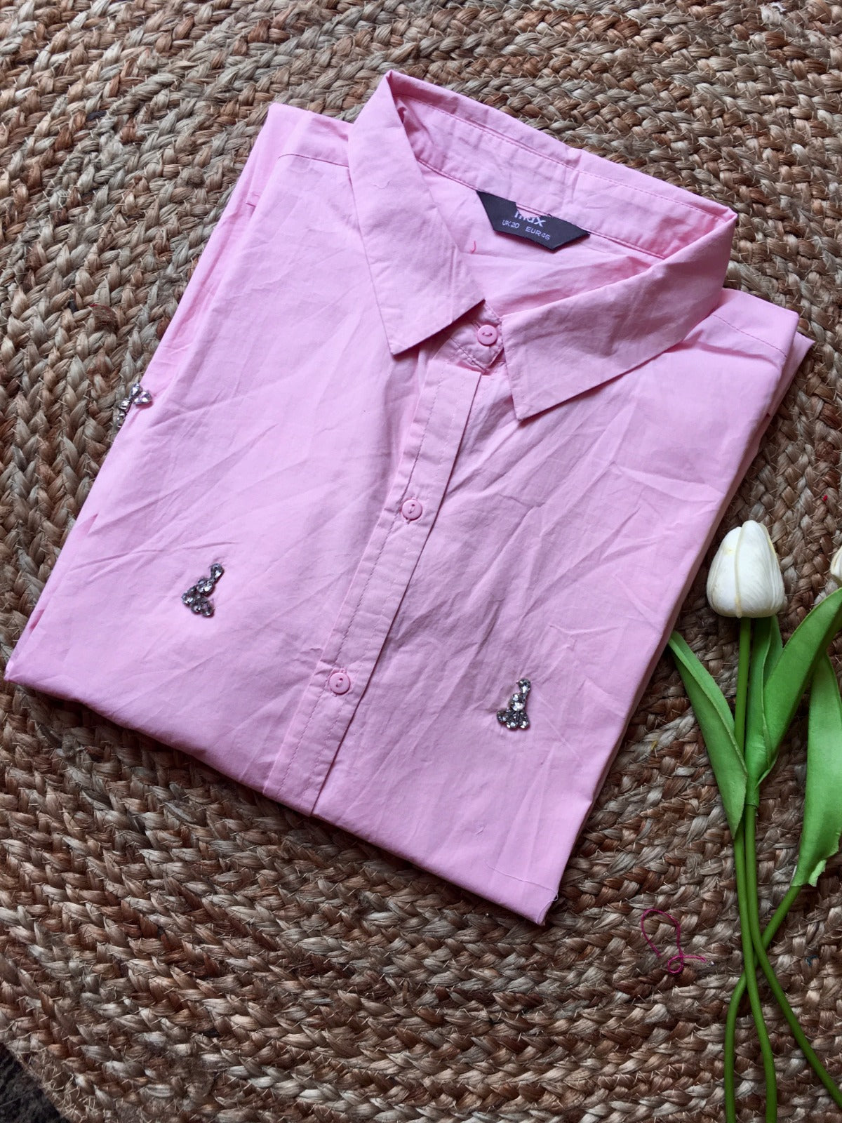 Cotton Embelished Shirt