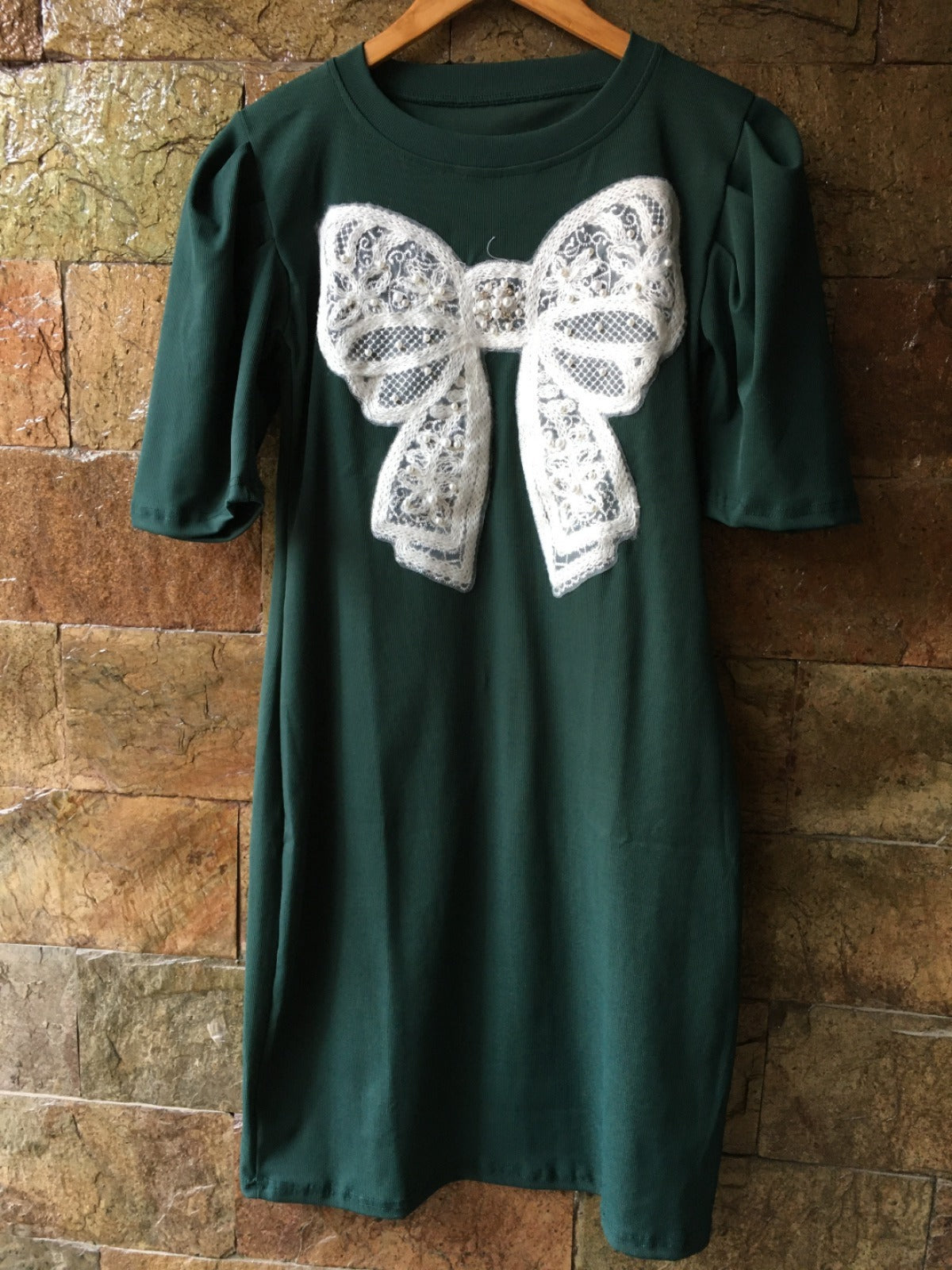 Korean Ripped Fabric Dress