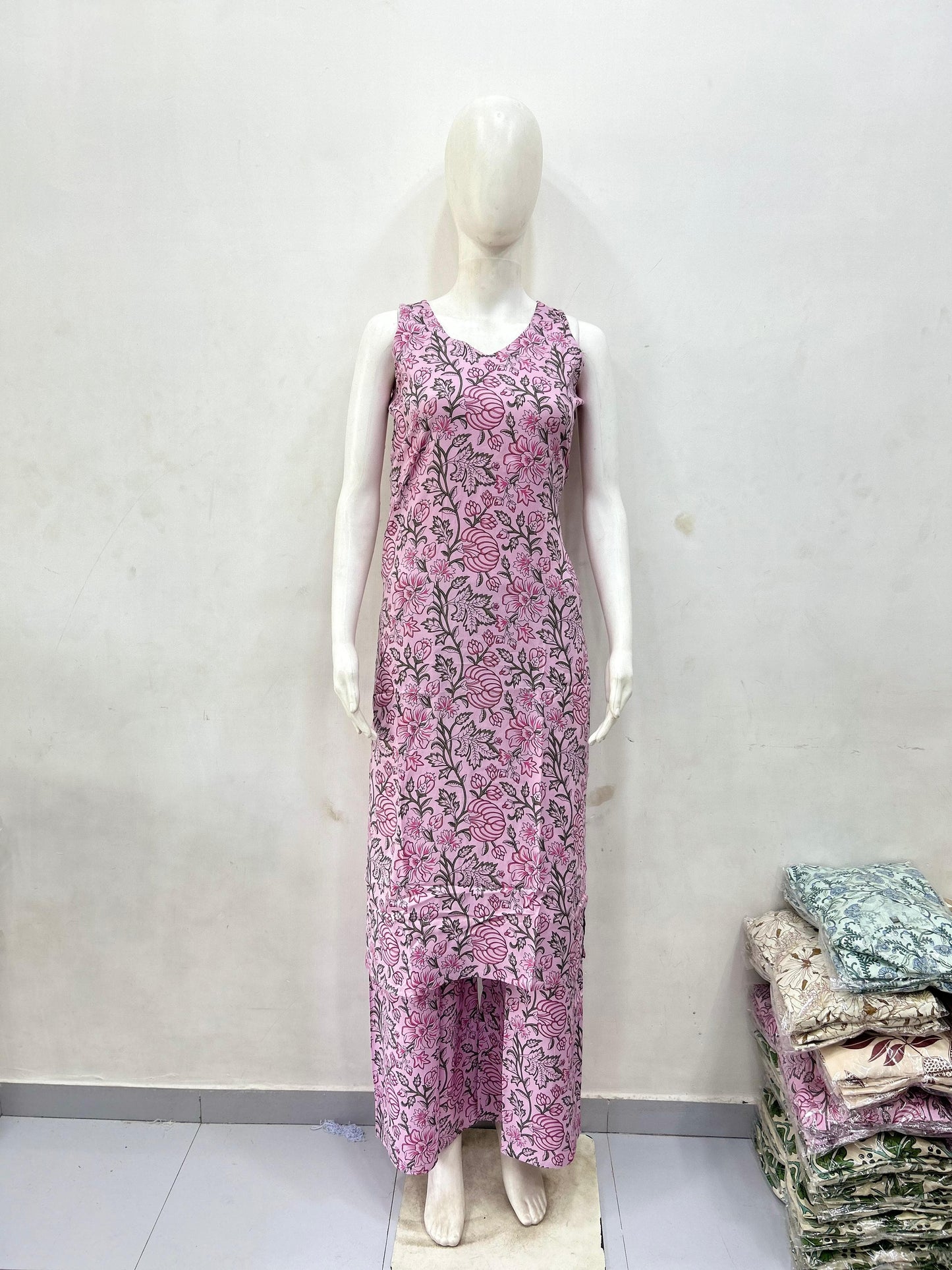 Cotton Kurta Pant Set