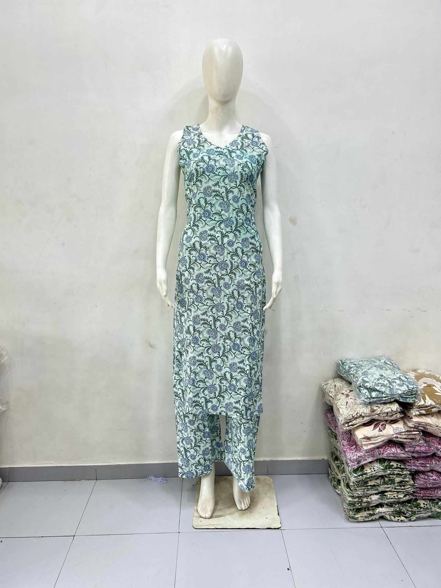 Cotton Kurta Pant Set