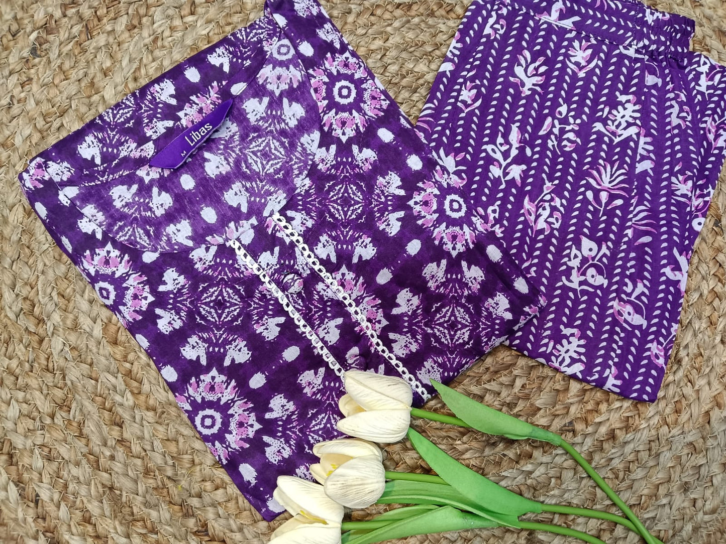 Libas Cotton Kurta Pant Set