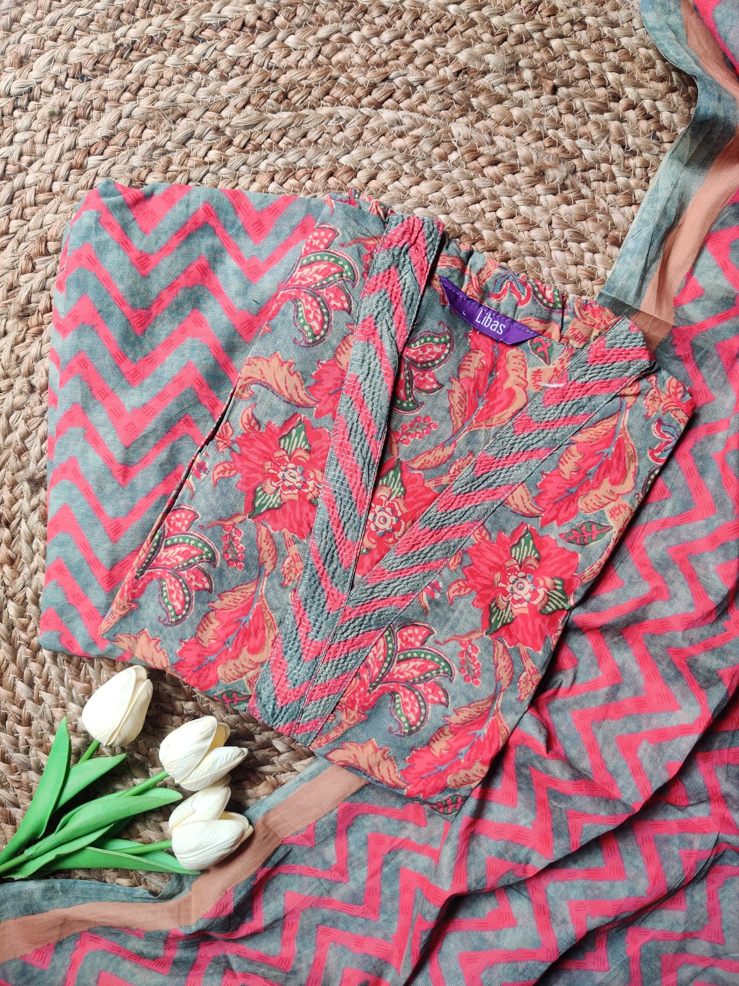 Cotton Three Piece Suit