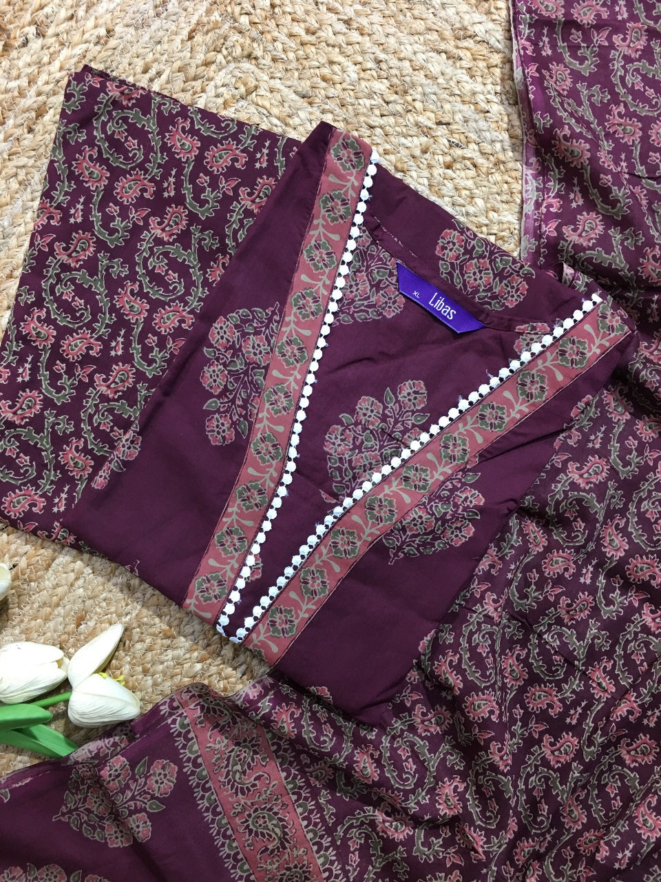 Cotton Three Piece Suit