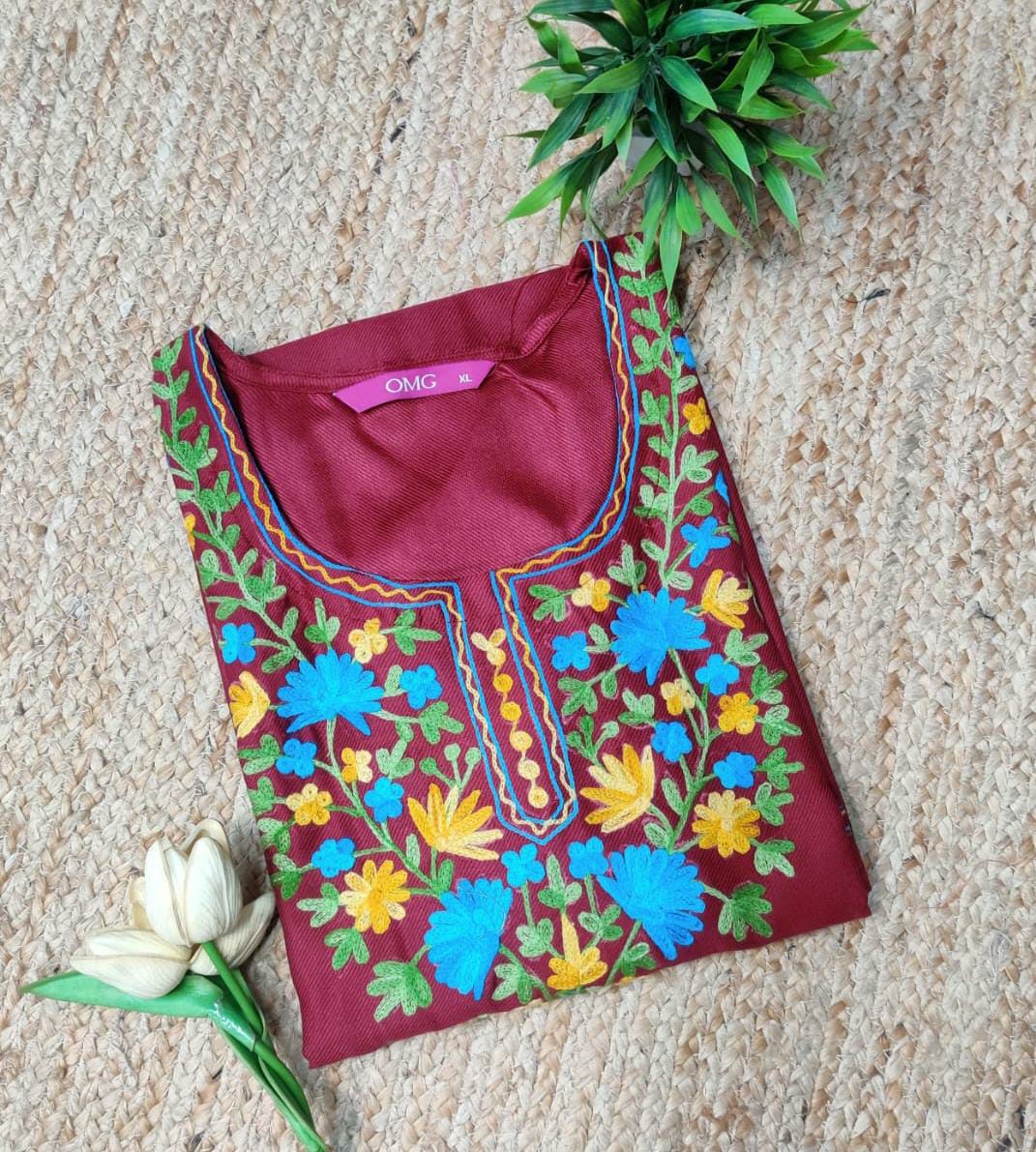Woolen Pashmina Kurta