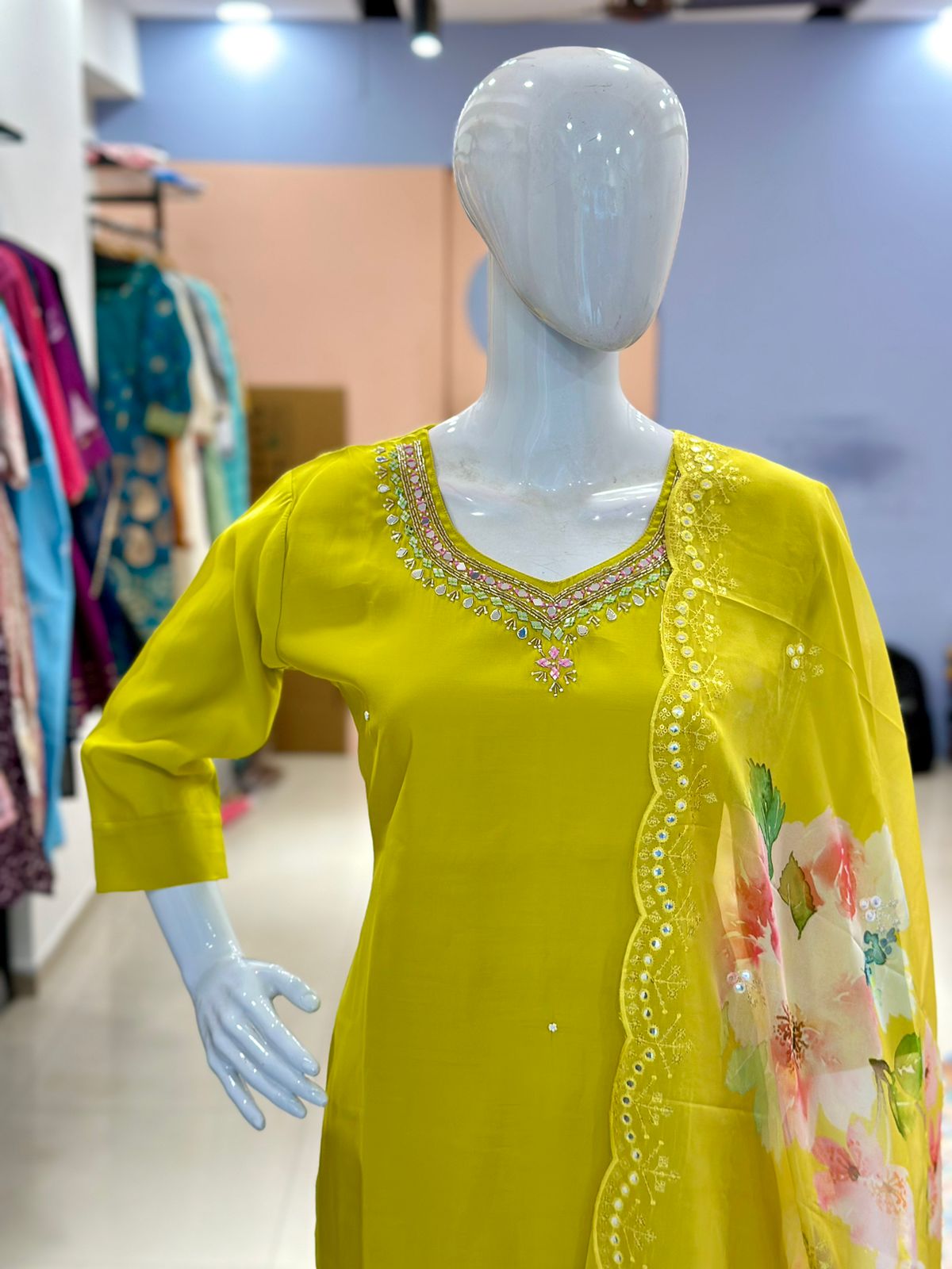 Handworked Embroidered Suit