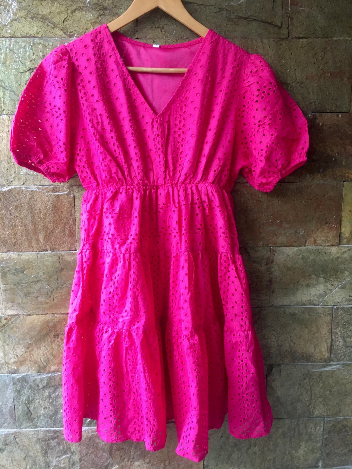 Cotton Schiffli Dress