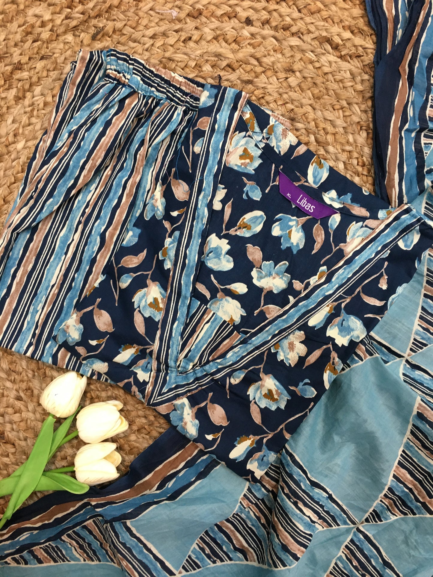 Pure Cotton Three Piece Suit