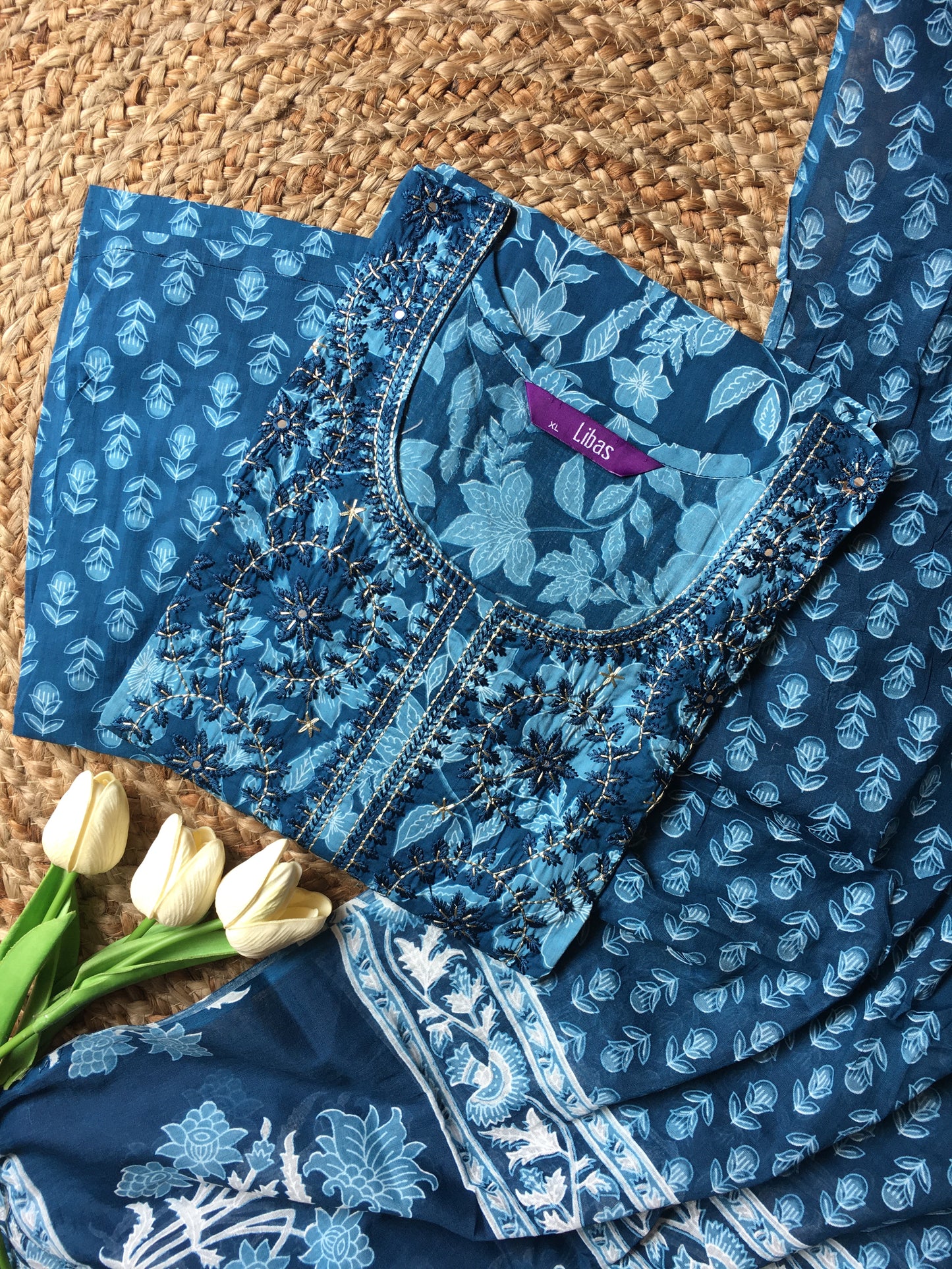 Pure Cotton Three Piece Suit