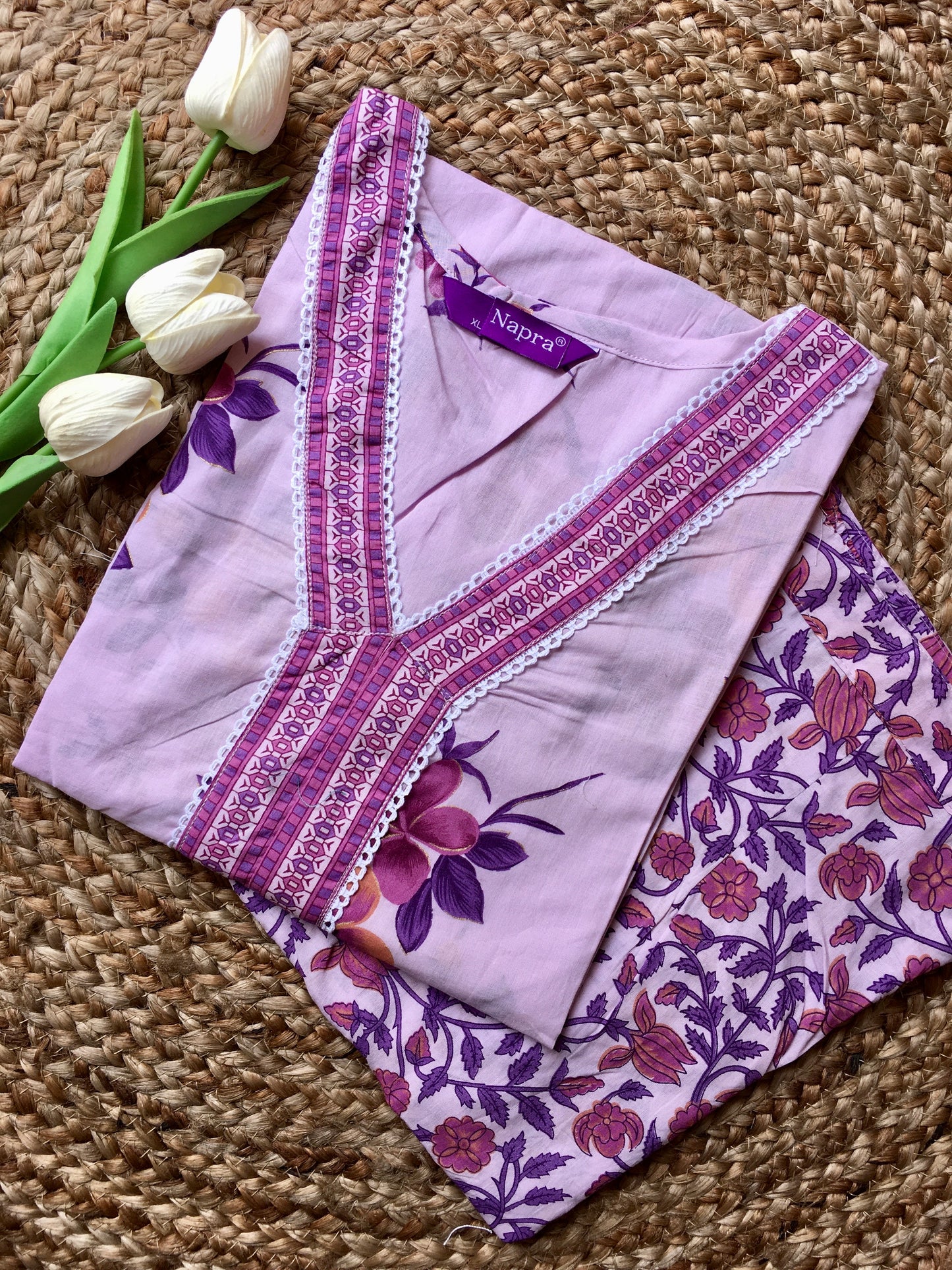 Pure Cotton Kurta Pant Set