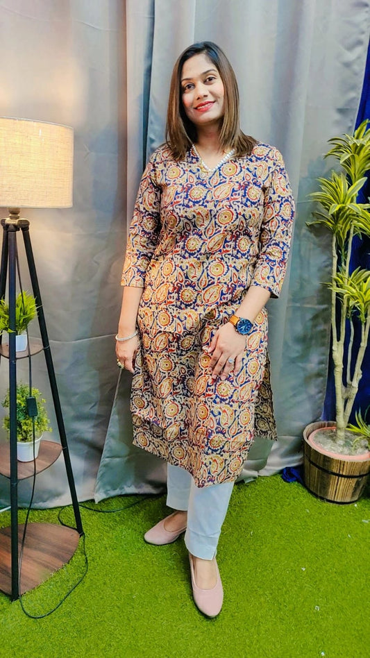 Printed Cotton Kurta