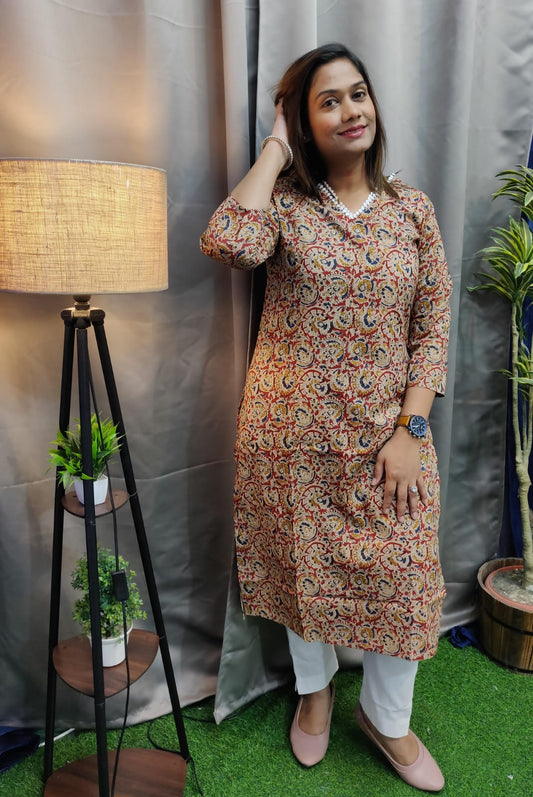 Printed Cotton Kurta