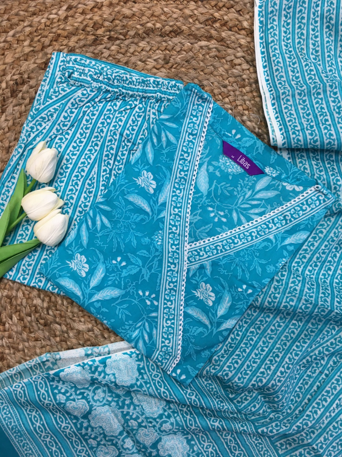 Pure Cotton Three Piece Suit