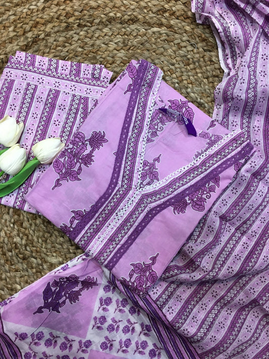 Pure Cotton Three Piece Suit